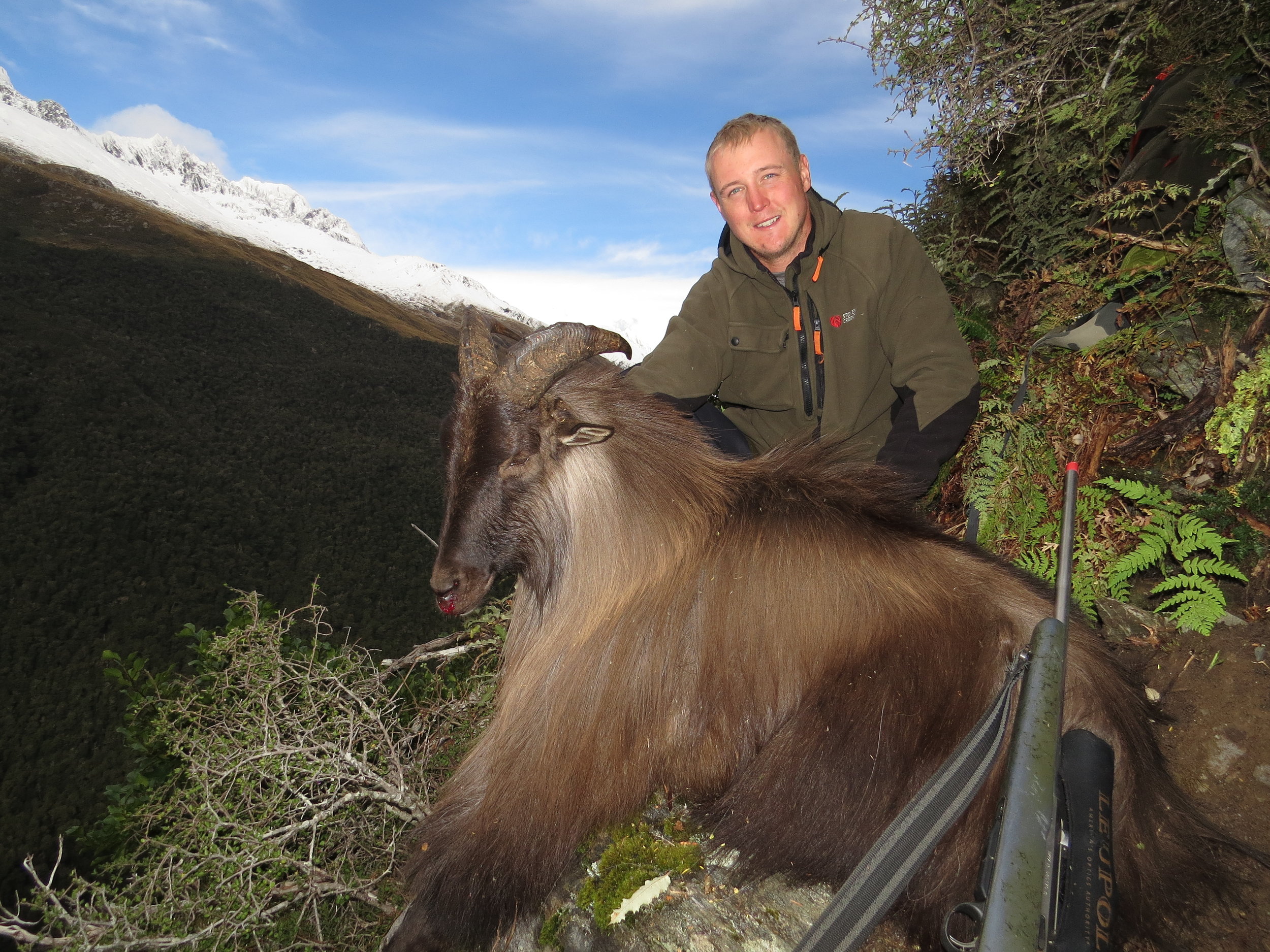  Luke Potts with his 13 1/4 inch scrub bull - Photo by Ryan Carr 