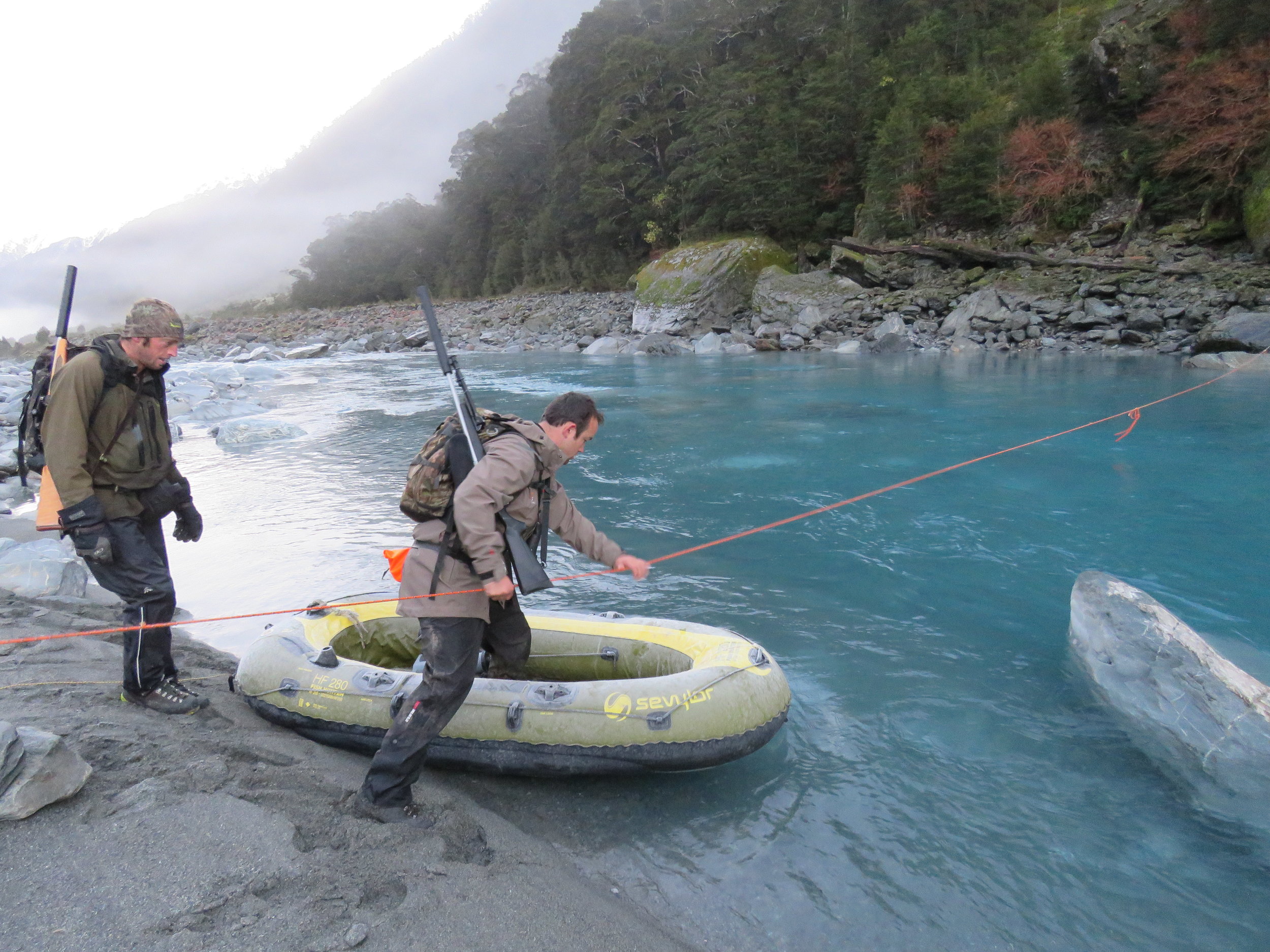  It's cold enough up here without wet boots - Photo by Shaun Monk 