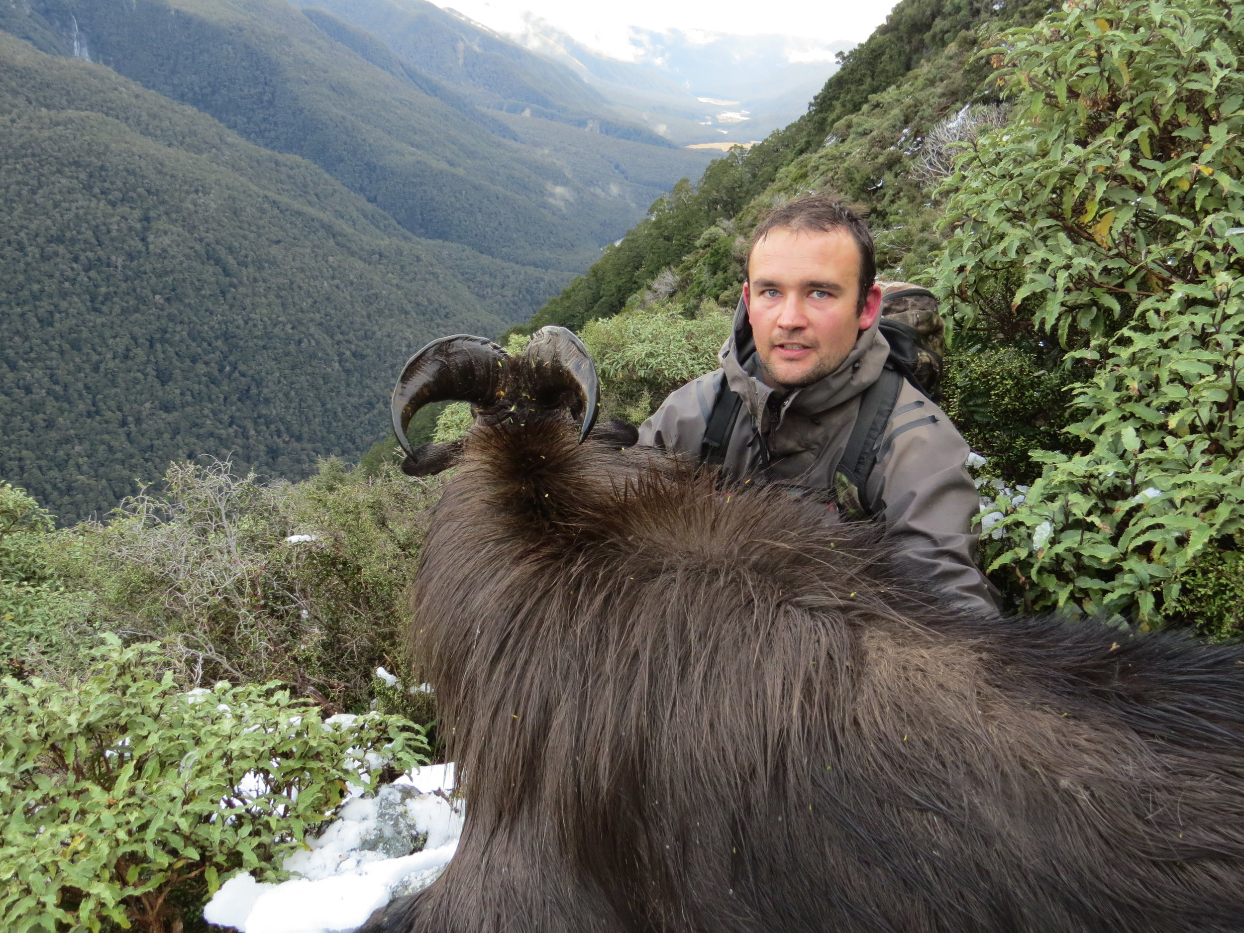 Richie Williams with his 13 1/2 inch Black Bull - Photo by Ryan Carr
