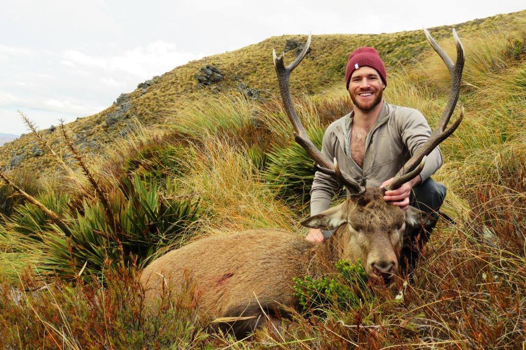  Abram with his stag, great photo from Josh Cairns 