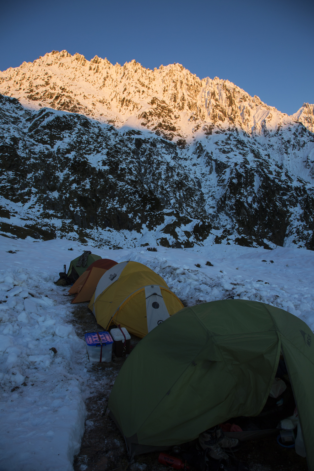 By using the right equipment and understanding the snowpack, we managed to take a bull from just below the skyline centre picture.