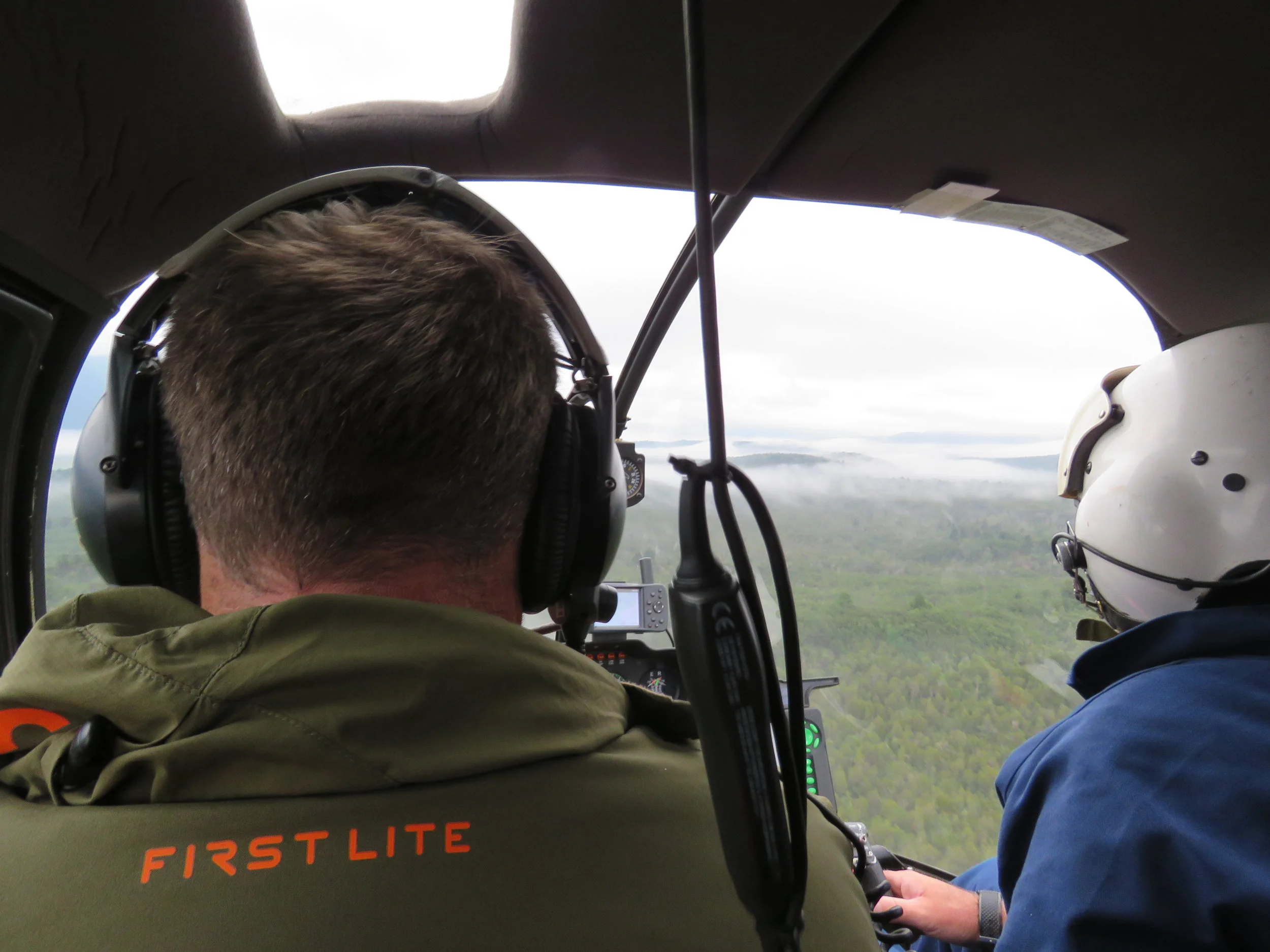 Flying in with Ahaura Helicopters