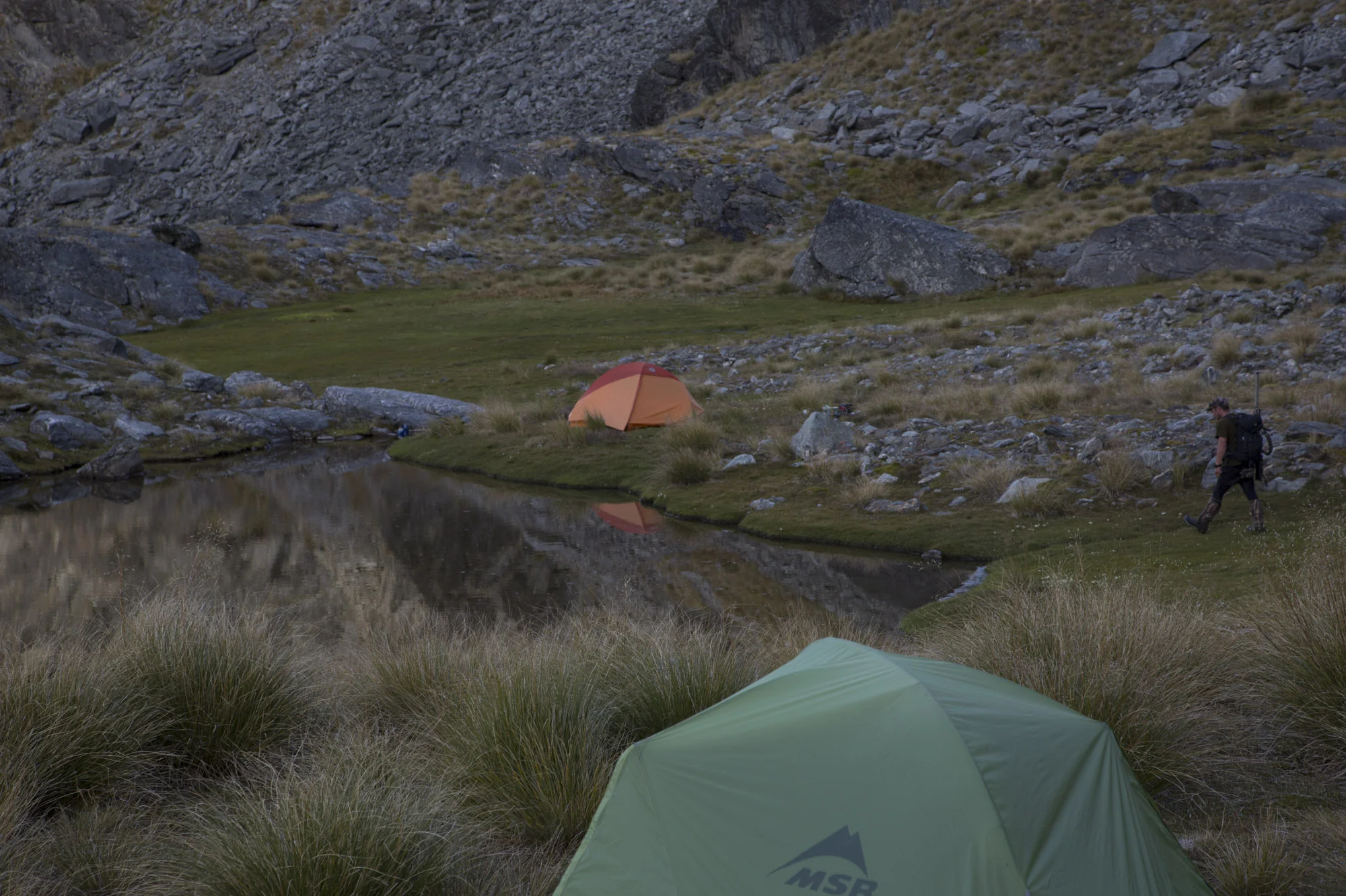 Camp at 1600m