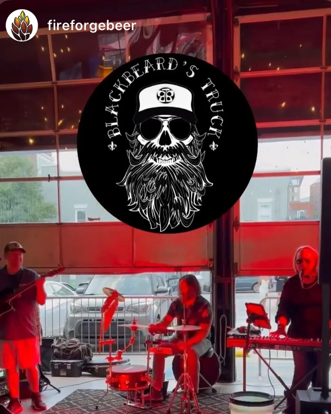 Blackbeard&rsquo;s Truck-Acoustic had a great time sharing live music at @fireforgebeer! We love the opportunity to share music in such a fantastic atmosphere with amazing people! Thanks again and we look forward to seeing everyone real soon. 📸 cred