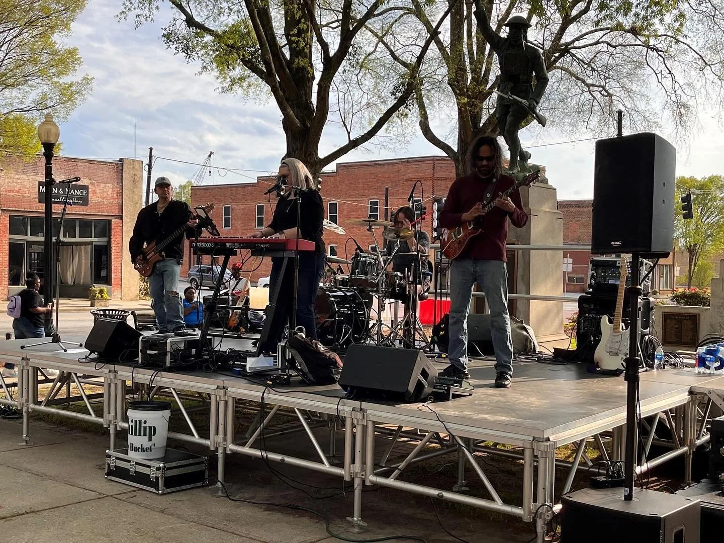 We absolutely love every opportunity we have to share live music! Kristin (@hey_iknowher) is rolling to @carolinaalehouseaugusta tonight to kick off our weekend of music! Thank you to the @nbyoperahouse and the @cityofnewberrysc for having us for you