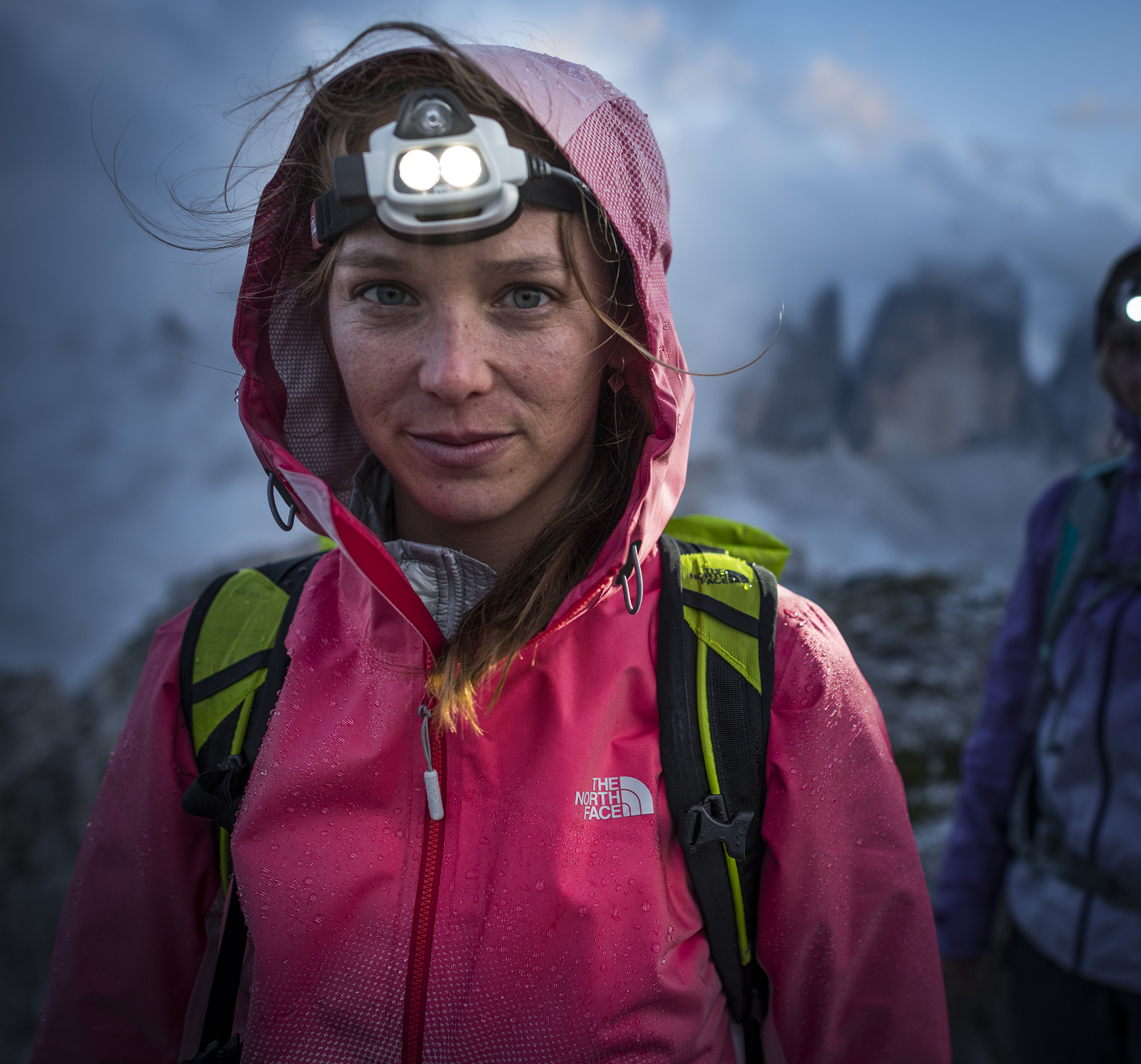  Caroline Ciavaldini. Hazel Findlay. Dolomites, Tre Cime, Italy. Photographer: Tim Kemple.&nbsp; 