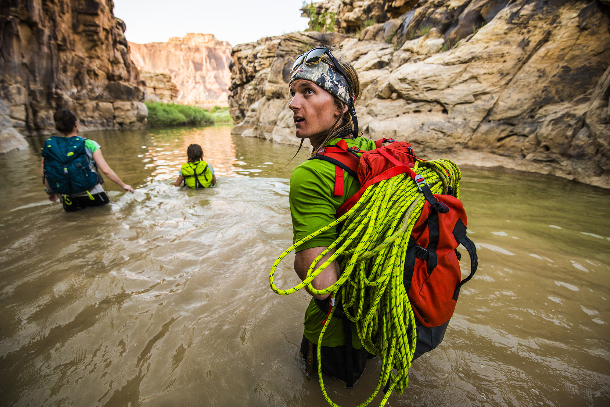  Johnny Collinson. The North Face Spring 2016 On-Mountain Sportswear. San Rafael Swell, Utah. Photographer: Tim Kemple.&nbsp; 