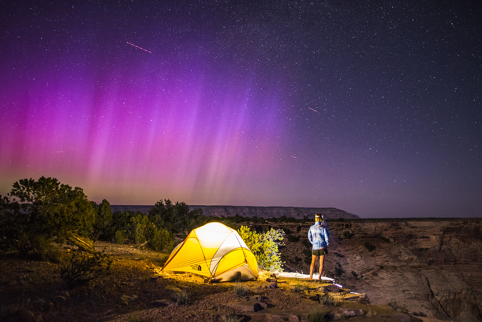  Kaitlyn Farrington. The North Face Spring 2016 On-Mountain Sportswear. San Rafael Swell, Utah. Photographer: Tim Kemple.&nbsp; 