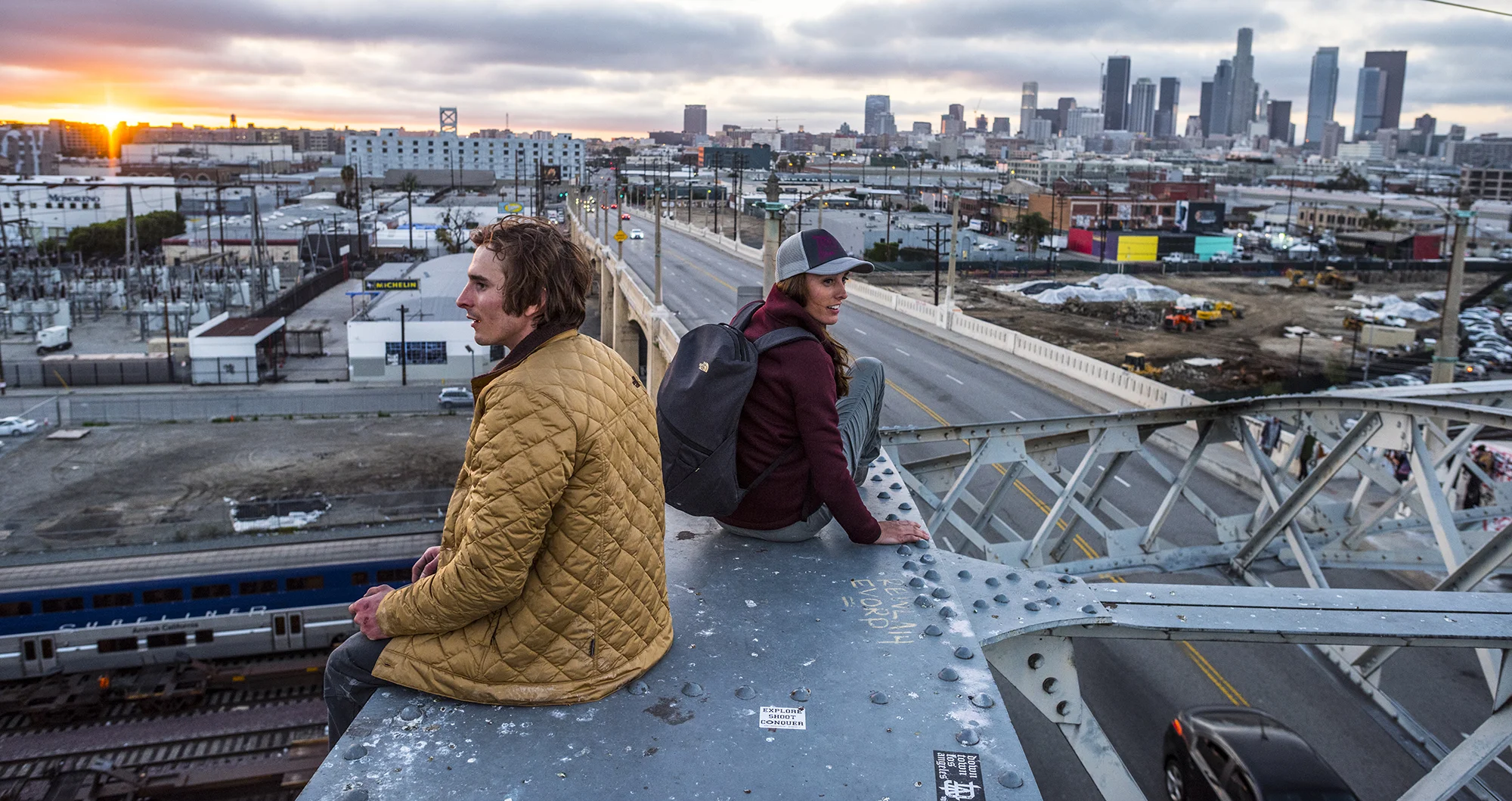 Daniel Woods and Alex Johnson. Los Angeles, California. Photography by Tim Kemple.
