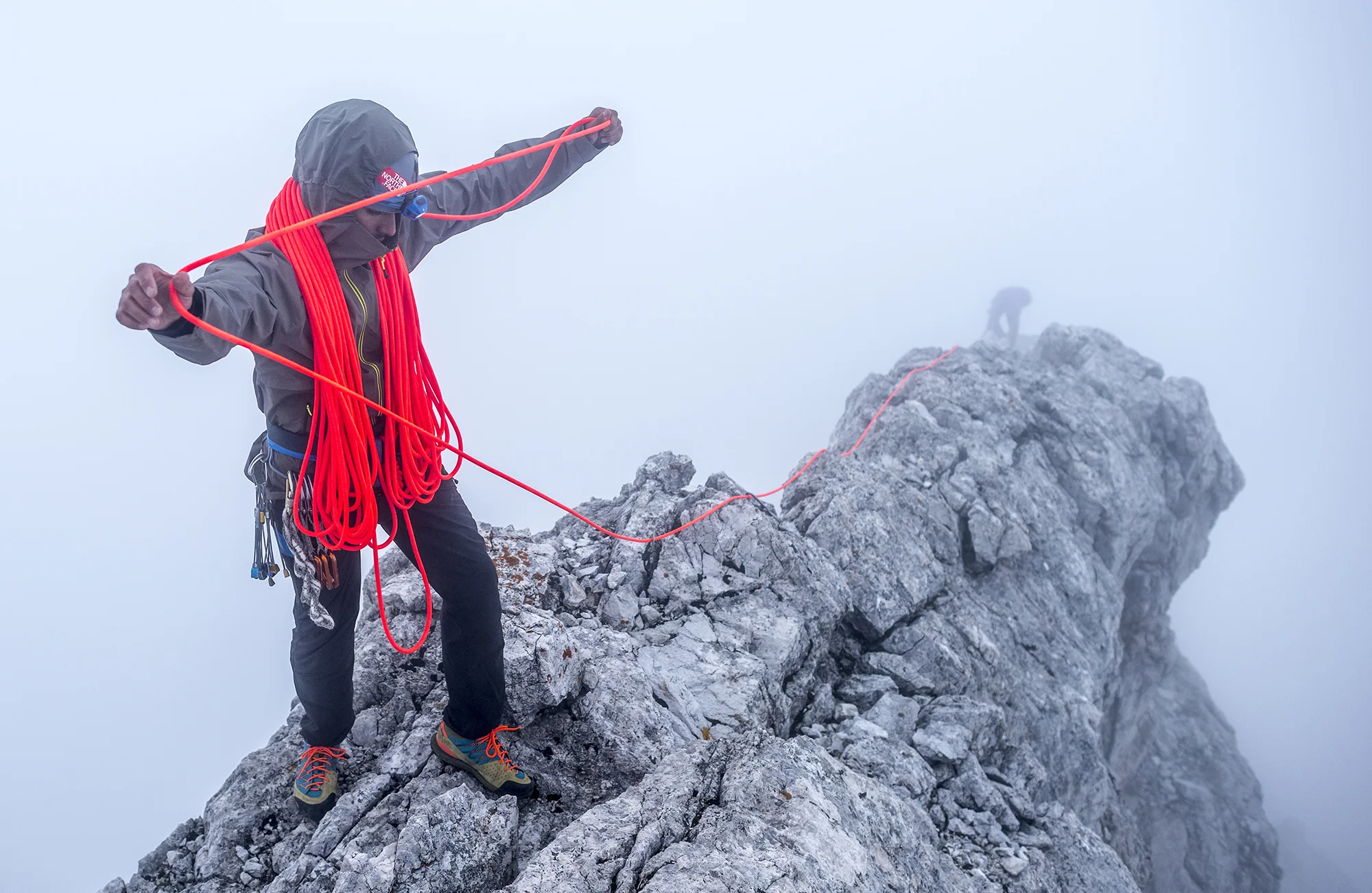 Sam Elias. Dolomites, Tre Cime, Italy. Photography by Tim Kemple.