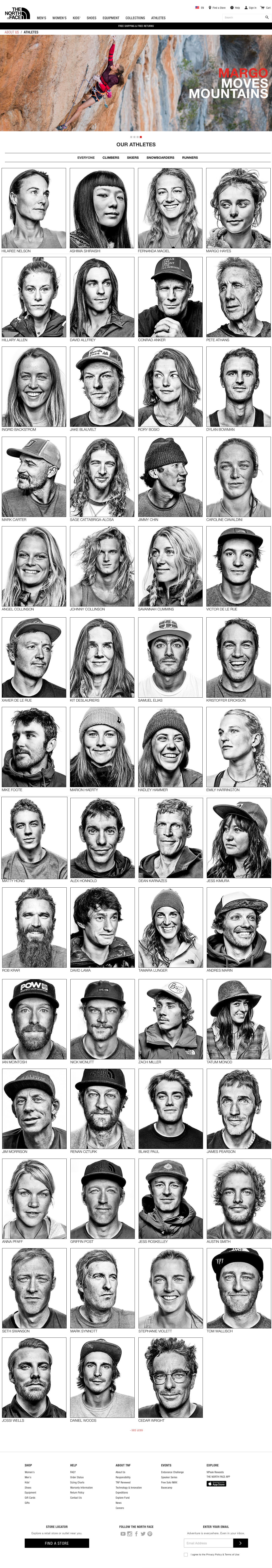 The North Face Athlete Portraits — BRANDON JOSEPH BAKER