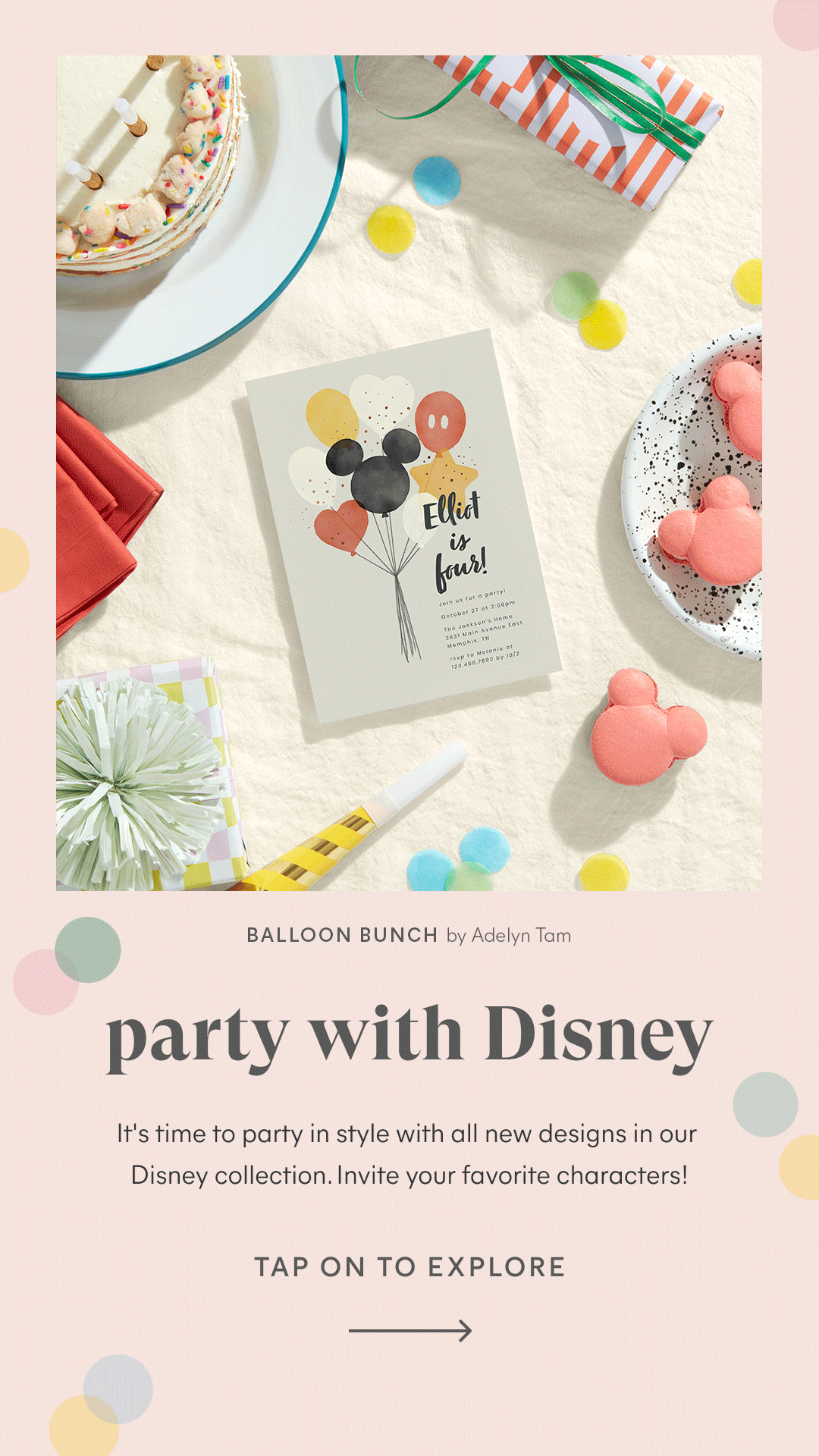  Partnership with Disney and Pixar to launch artist driven designs in Minted’s stationery business.  