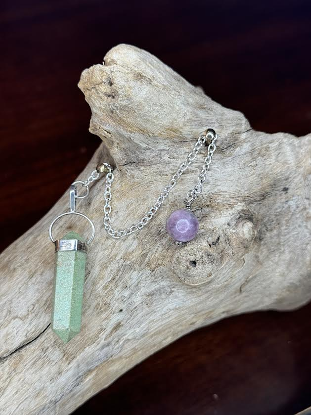 Lepidolite with Aventurine