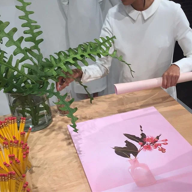 Ur gurl on greens + flowers 4 @mansurgavriel fam