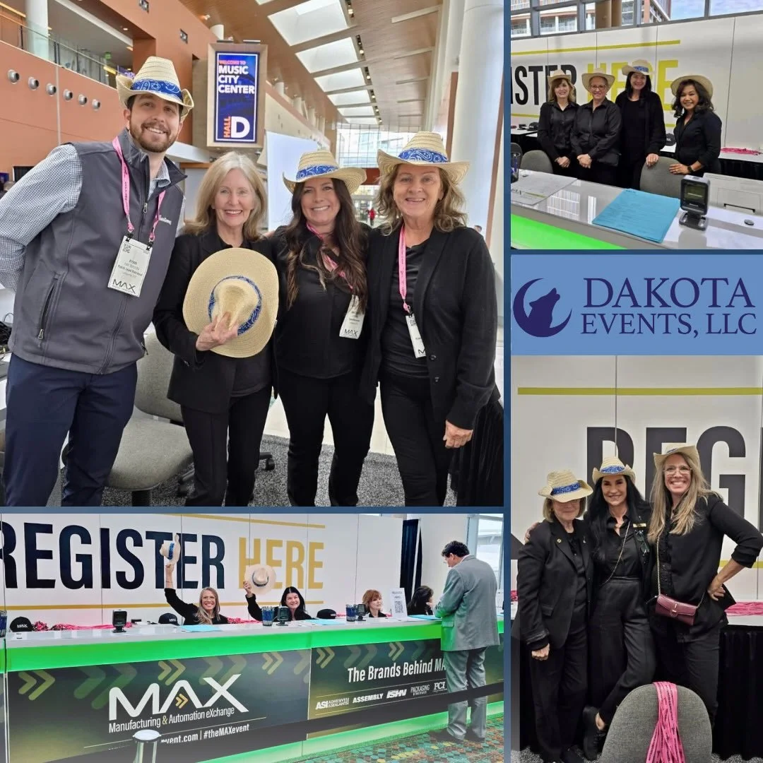Hats off to our Nashville team! 🤠 Last week&rsquo;s program was a hit, and the cowboy‑hat uniforms took it over the top. Style, grace, and pure Southern charm. ✨ 

In need of on-site support for an upcoming Nashville event? Dakota Events is here to 