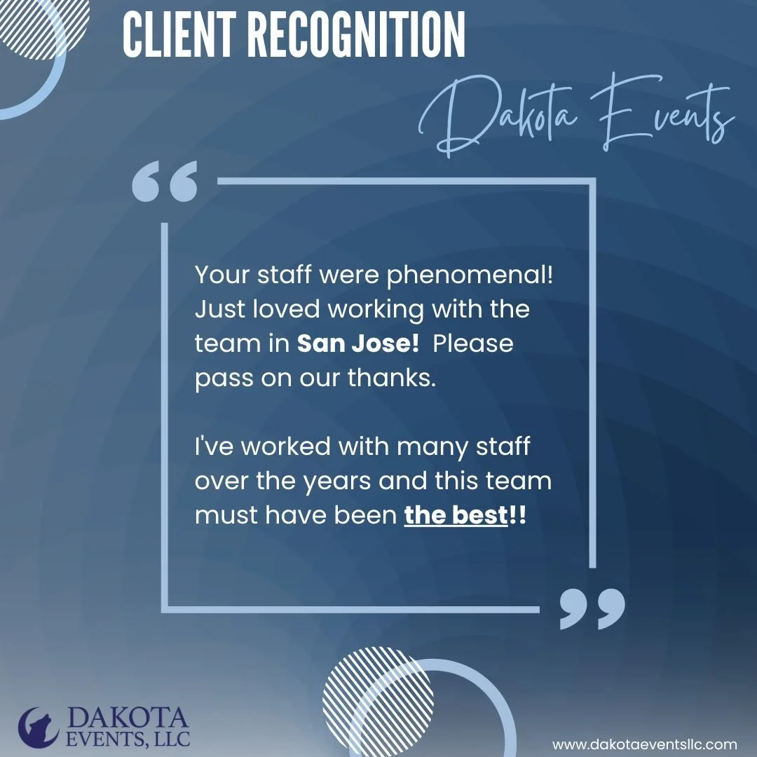 Big cheers to our San Jose crew for delivering an outstanding activation and earning glowing client praise. Way to shine, team! 👏 

Want your Bay Area event to stand out with the best? Let&rsquo;s connect! 
.
.
.
#DakotaEvents #EventStaffing #SanJos