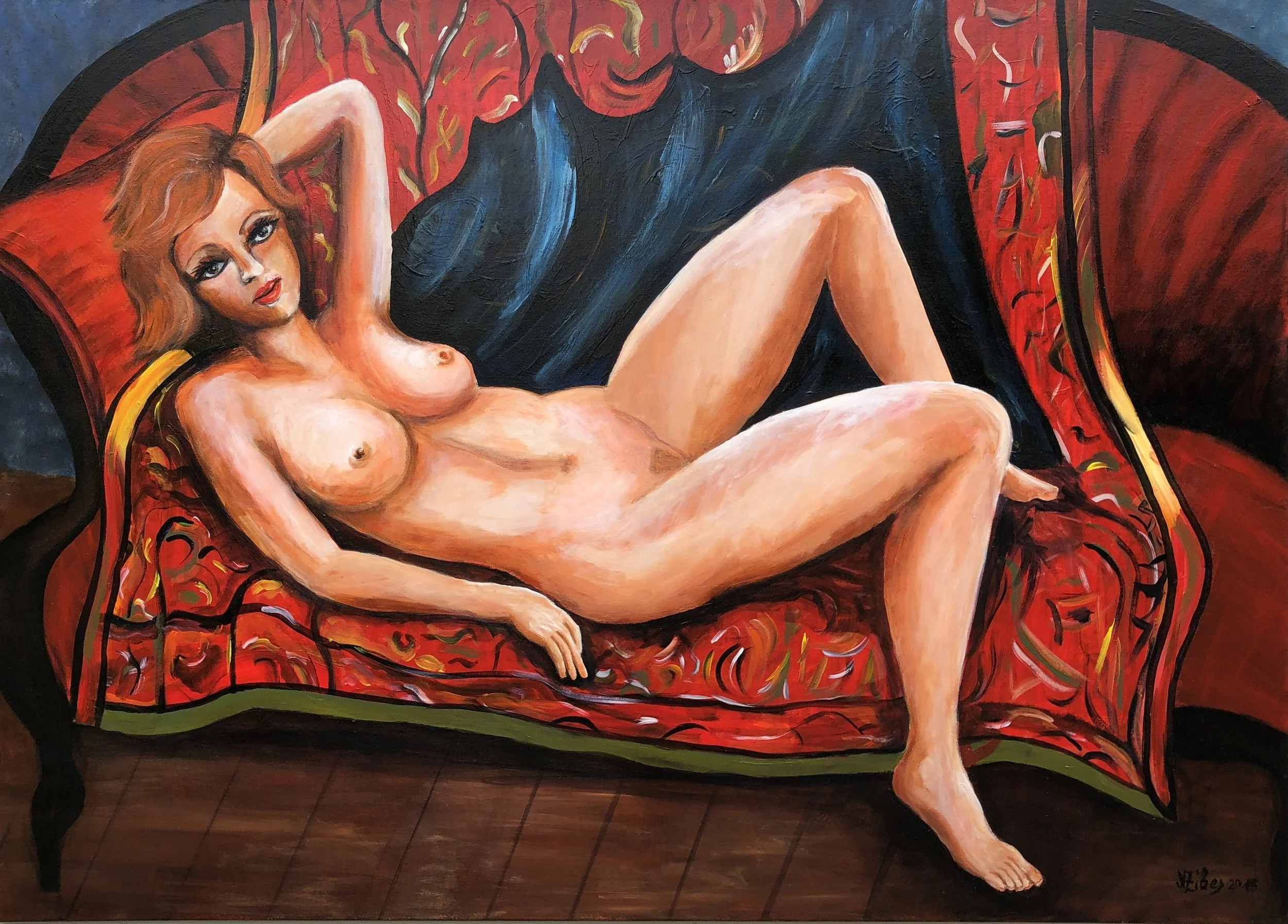 Venice 2018, Acryil auf Leinwand, 140 x 100 cm