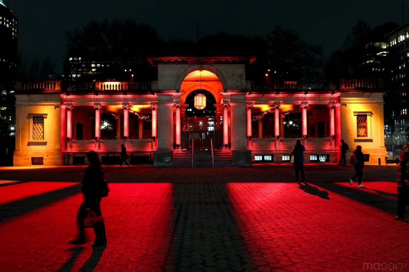 New artwork: 𝙋𝙖𝙩𝙩𝙚𝙧𝙣𝙚𝙙 𝘽𝙚𝙝𝙖𝙫𝙞𝙤𝙧
An interactive public light &amp; sound artwork at Union Square Park&rsquo;s Pavilion and North Plaza in New York City. 

&lsquo;Patterned Behavior&rsquo; is an artwork exploring the pedestrian relatio