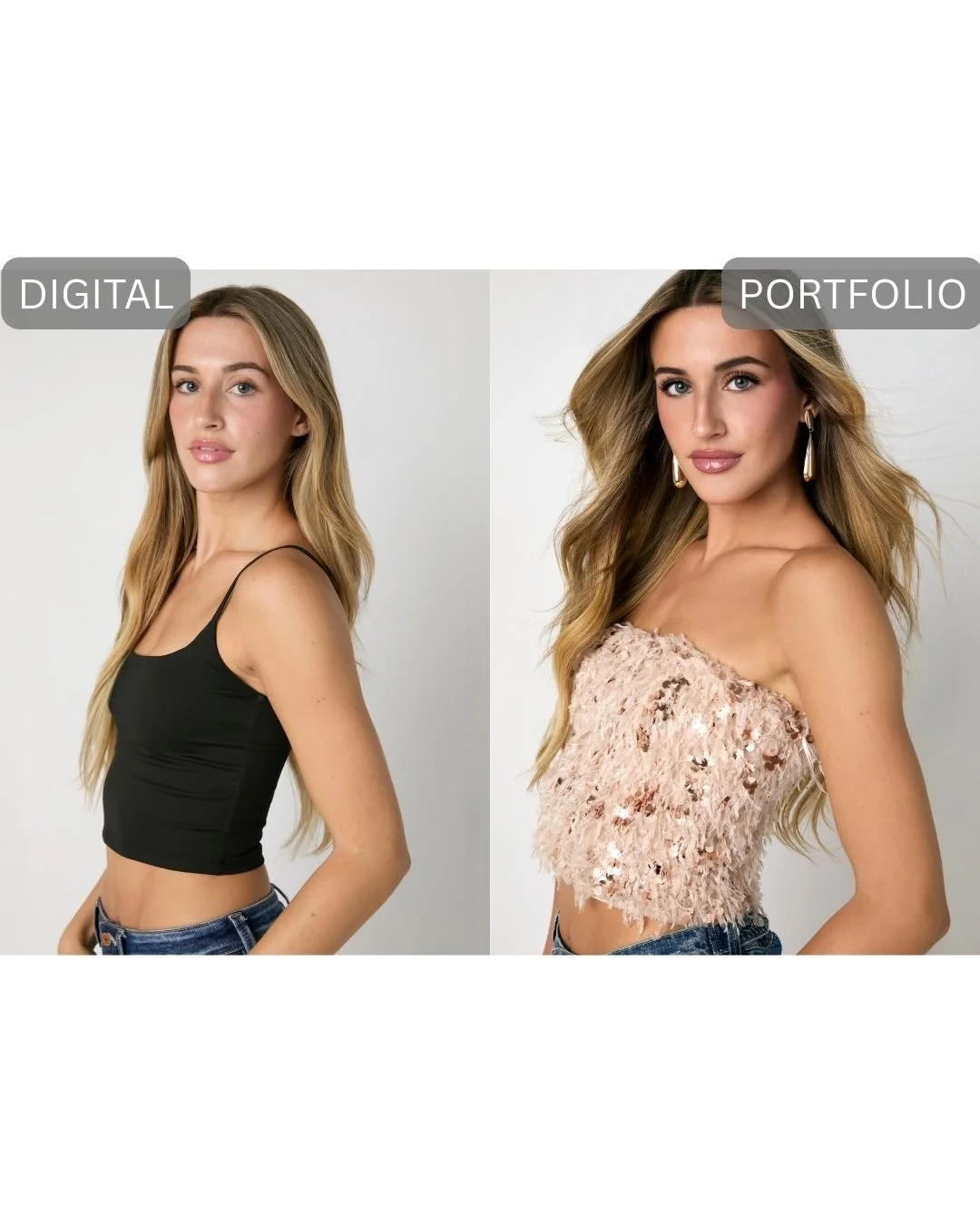 Model digitals photographed in Pittsburgh studio by Emily Kovacic