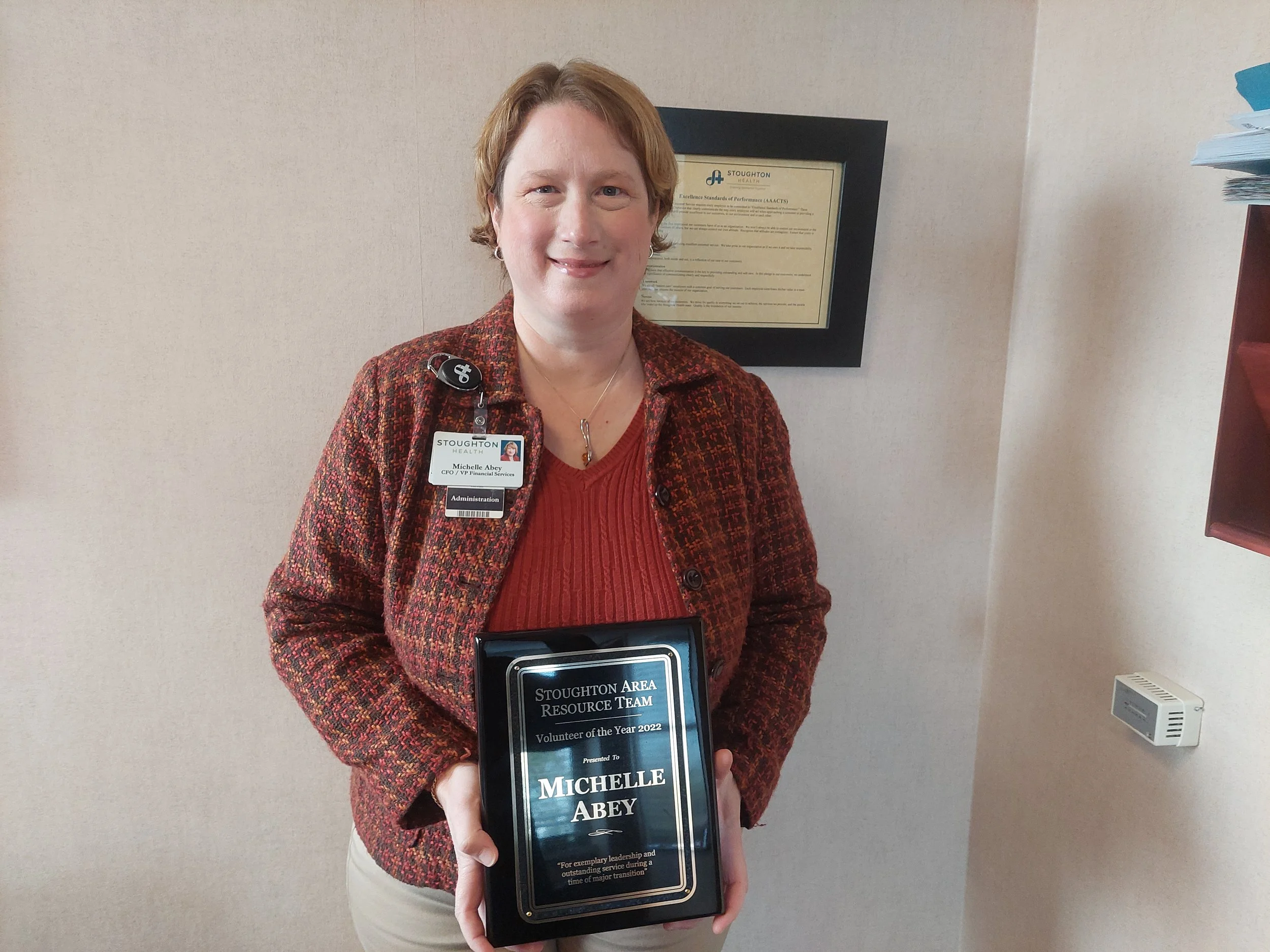 Michelle Abey, Volunteer of the Year.jpg