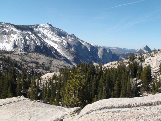 Clouds Rest and Half Dome from Olmsted Point