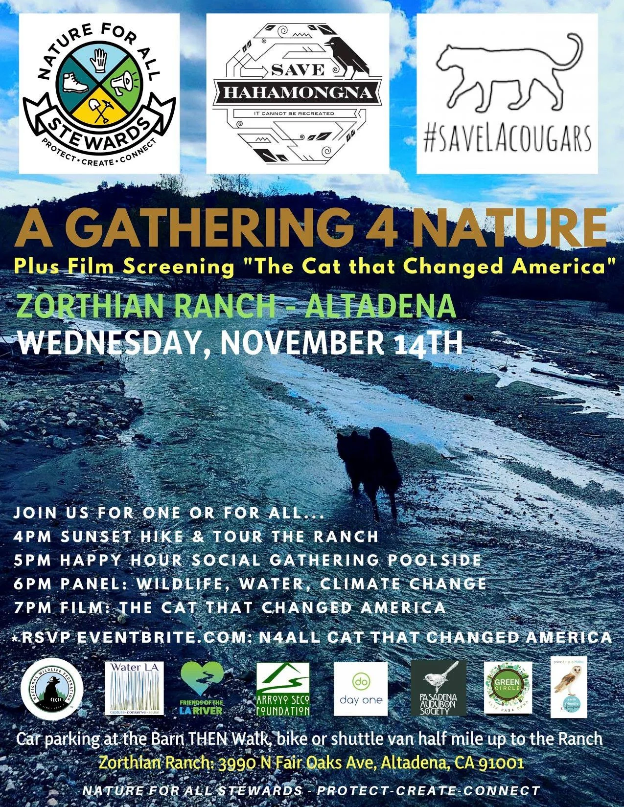 Gathering 4 Nature Film Screening of The Cat That Changed America 