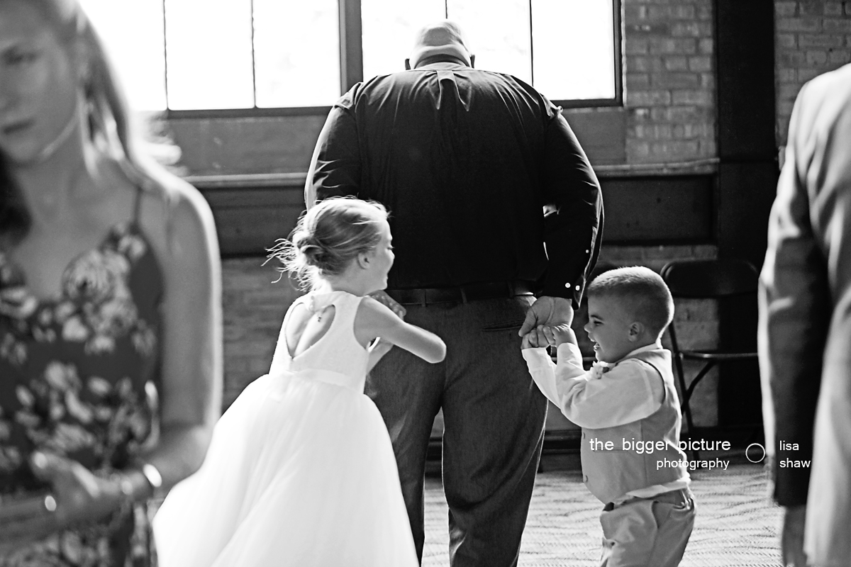 flower girl and ring bearer The Bigger Picture Photography