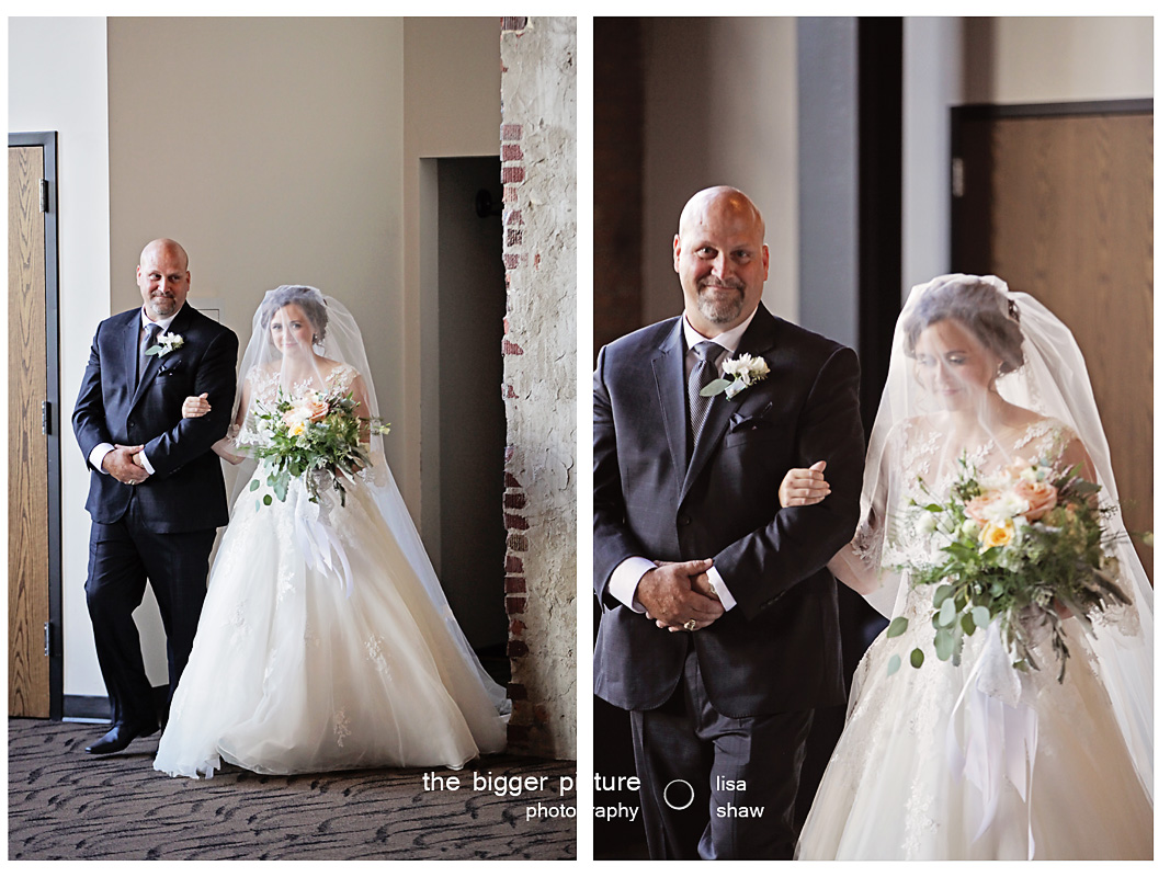 walking down the aisle Michigan weddings The Bigger Picture Photography