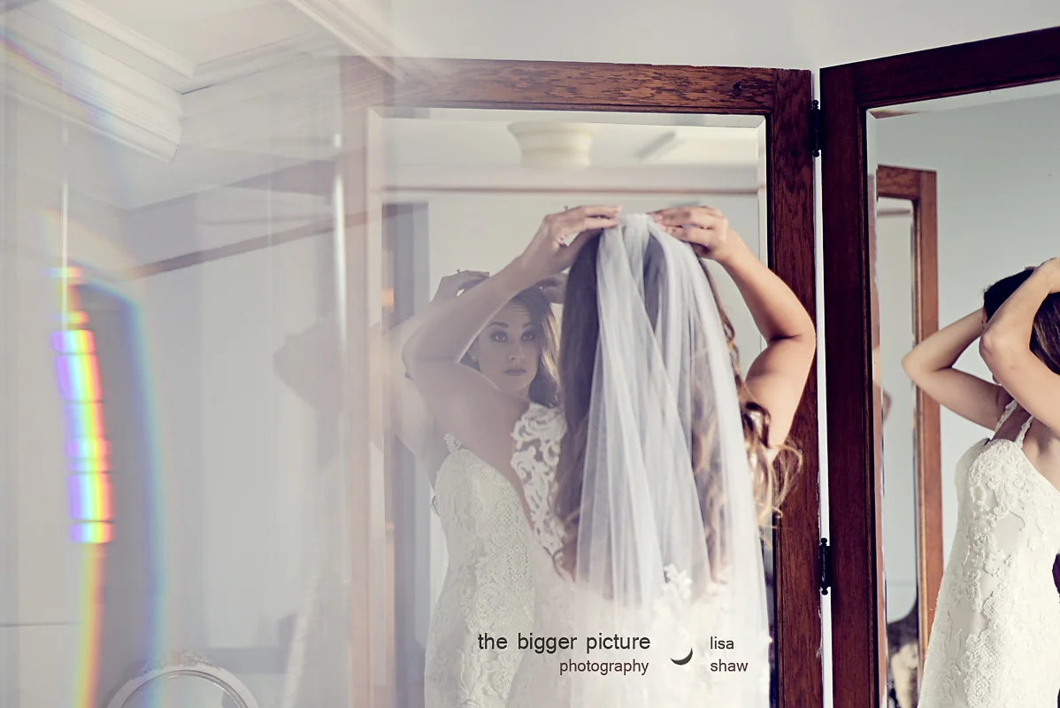 bride getting ready photo