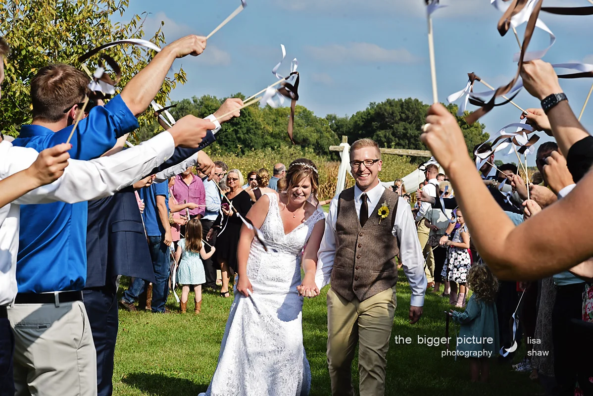 ceremony walk down the aisle