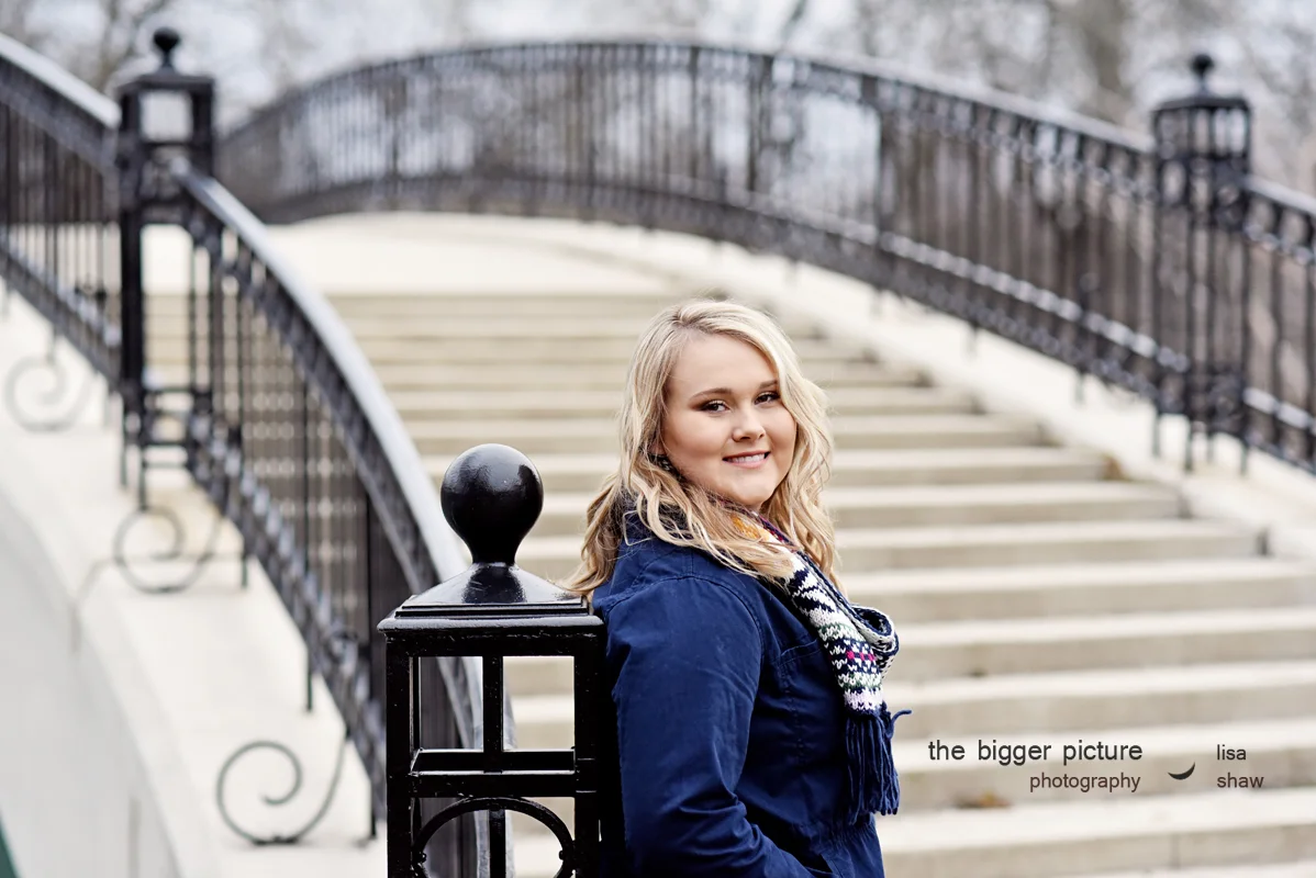 pretty high school senior pose grand rapids michigan