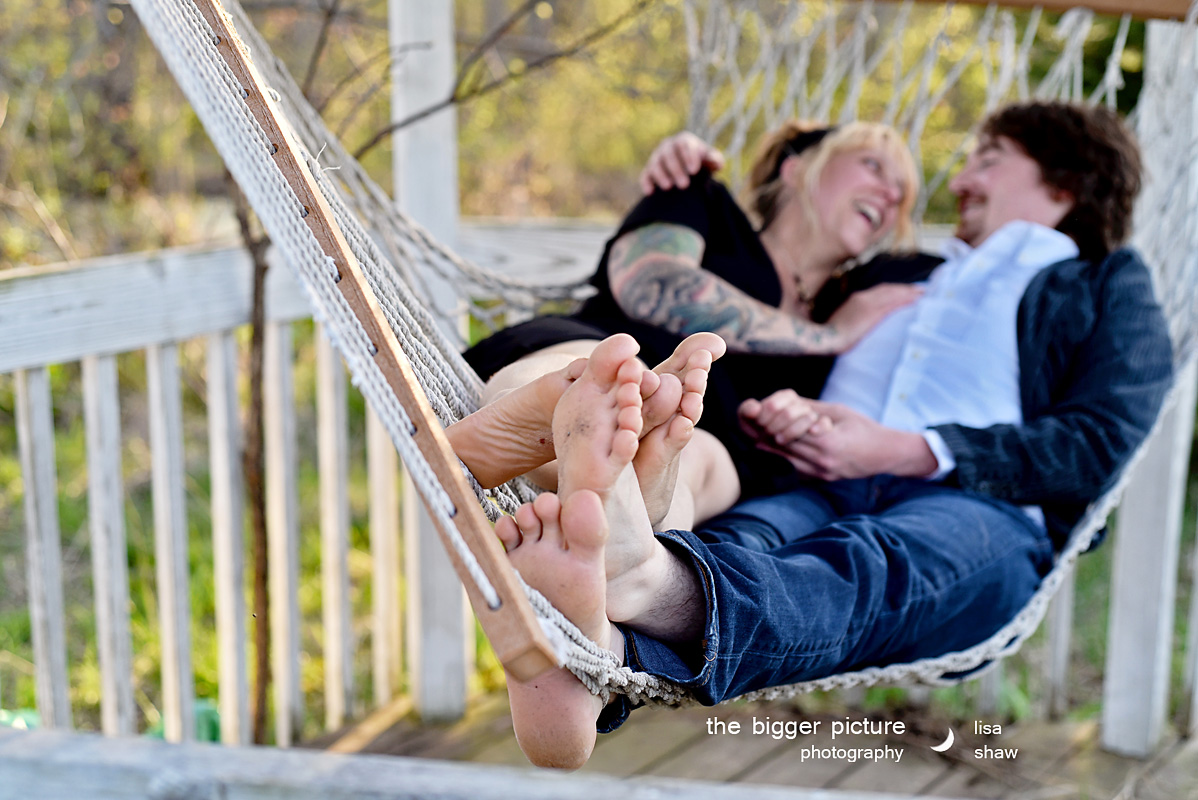 creative unique fun engagement session The Bigger Picture Photography