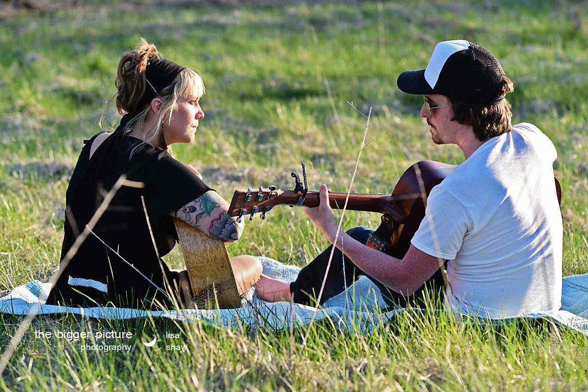 engagement session backyard at home west Michigan photographer