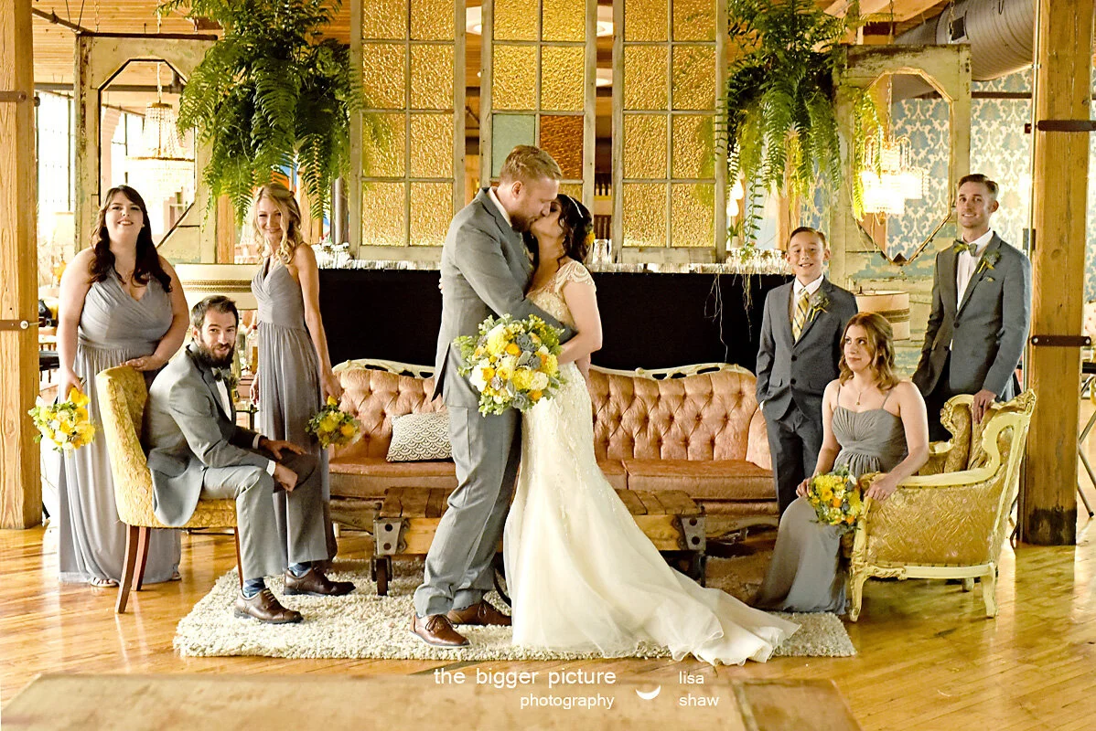 The Bigger Picture Photography bridal party at The Cheney Place 