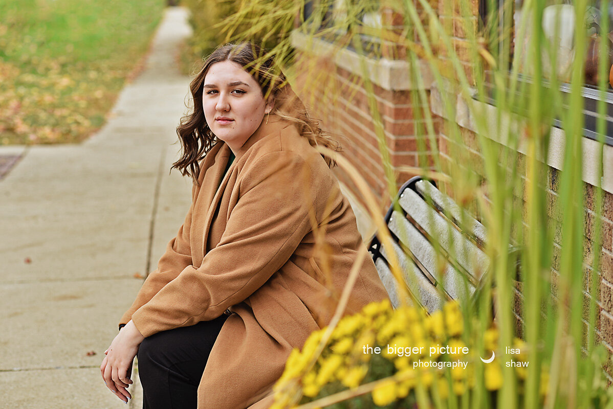 october leaves senior portraits west michigan