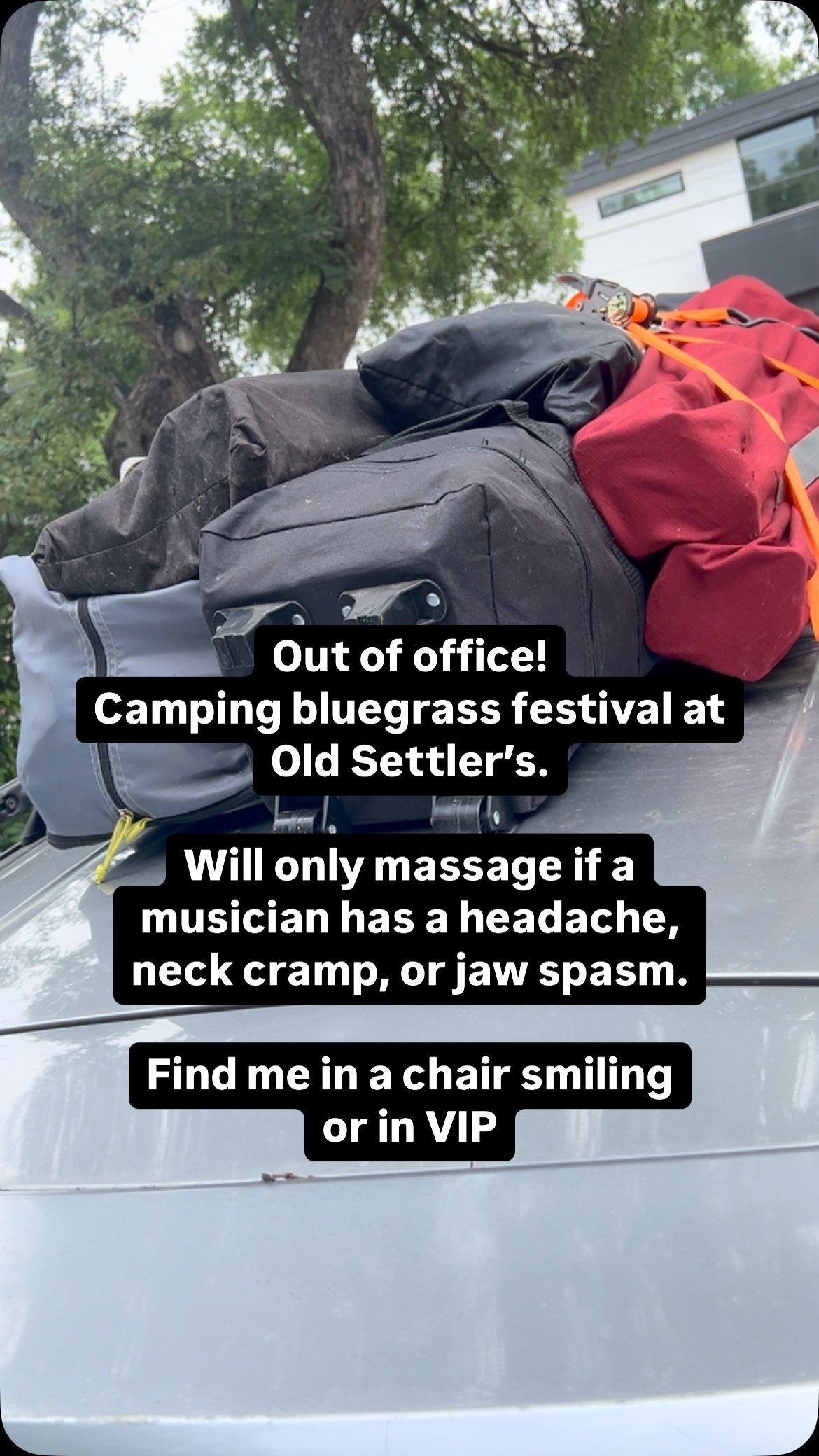 @oldsettlers
#musicianmassage #jawmassagetherapist