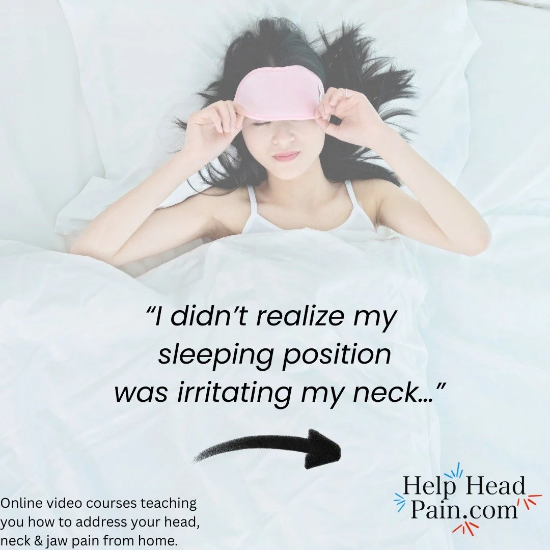 This is what I love when someone actually experiments with their habits.

A client and course learner adjusted a sleeping position that was irritating their neck.
Relief showed up.
Then life happened, they slipped back into the old habit&hellip;
and 