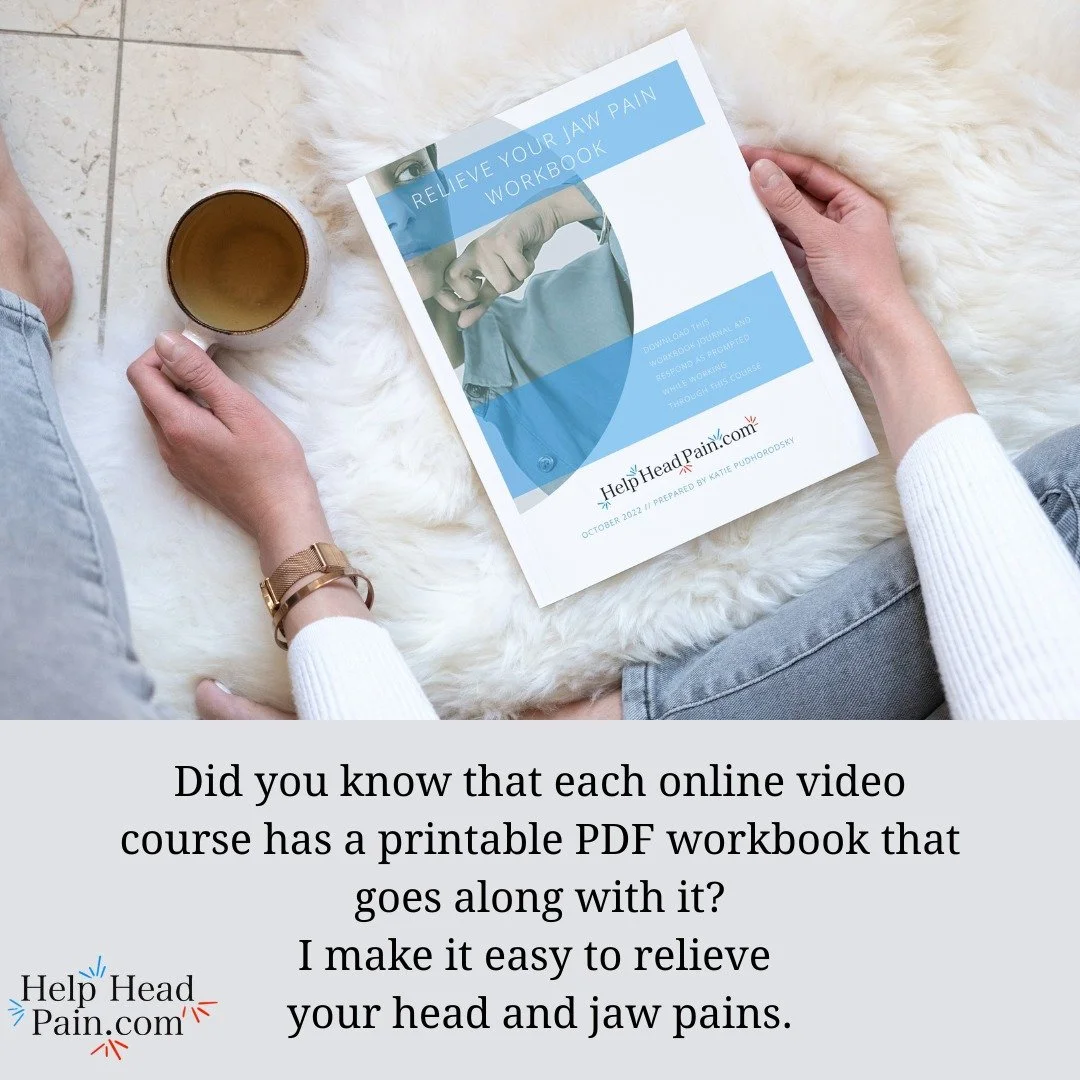 I make it easy to relieve your head, neck &amp; jaw pain from home.
It is also very affordable. You can learn from me for half the price of an office visit. And if you were able to come to my office I'd still have you purchase one of the courses befo