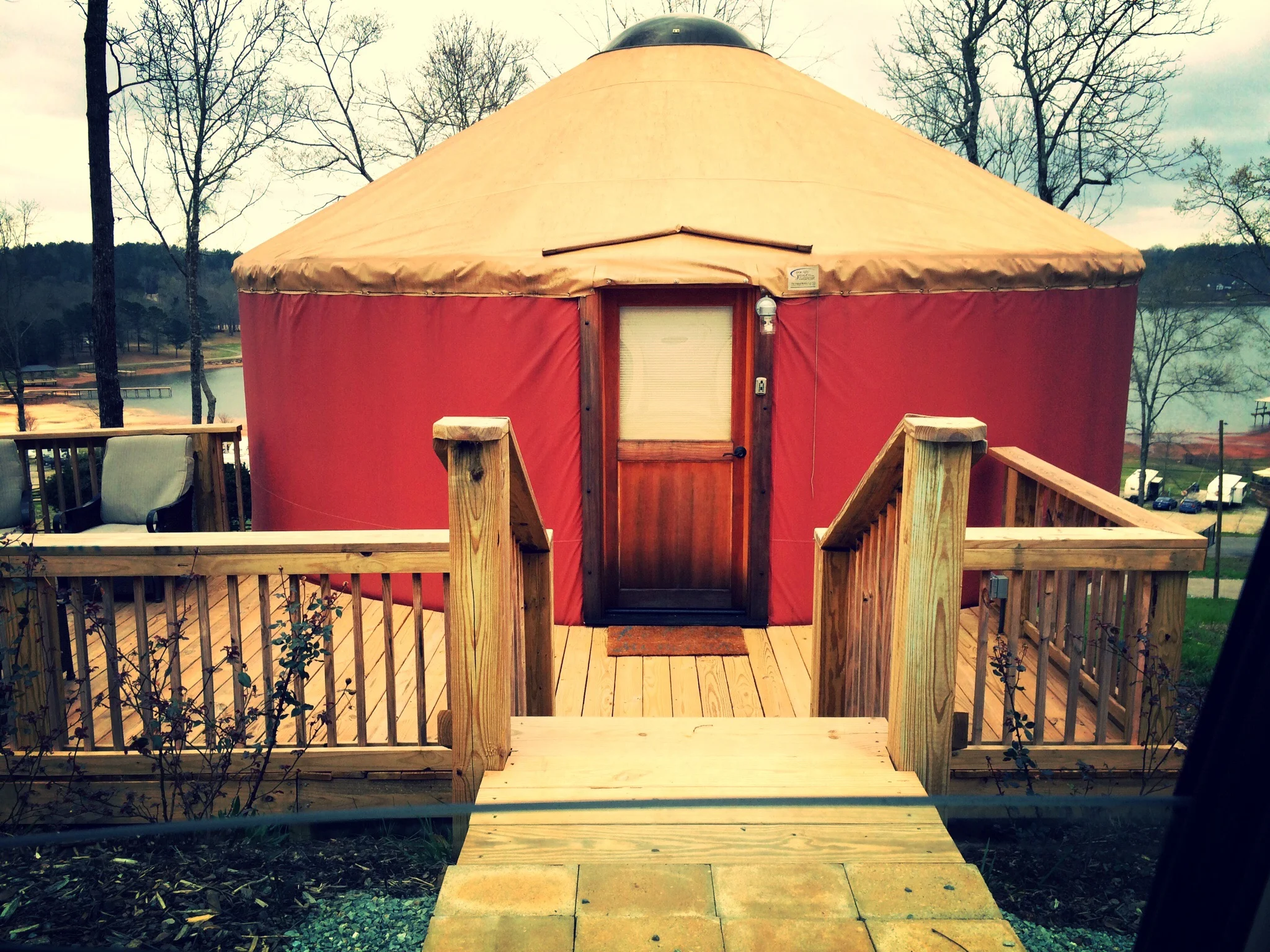 Yurt, sweet yurt.