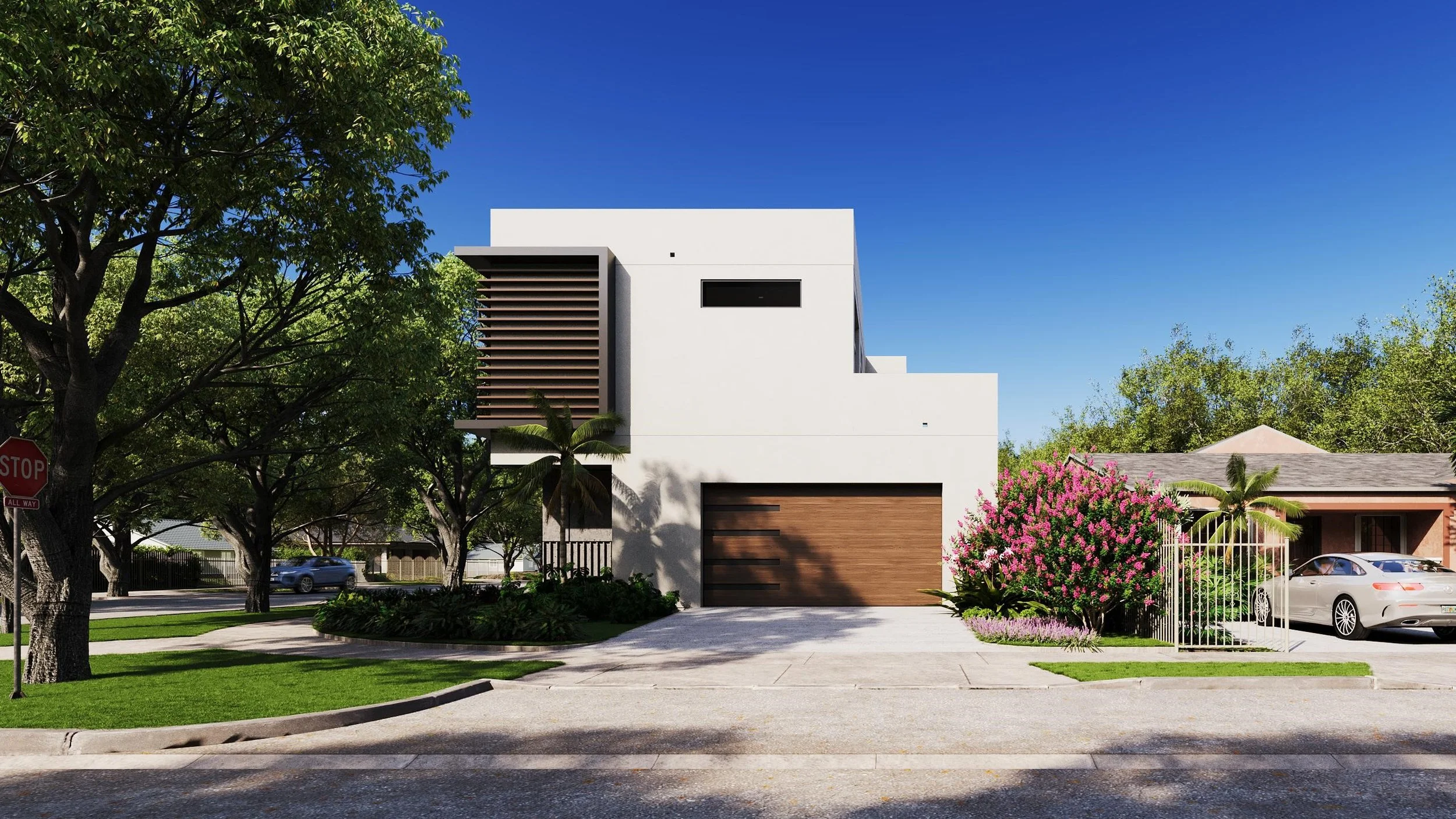 4101 Milas LP Residences, street elevation