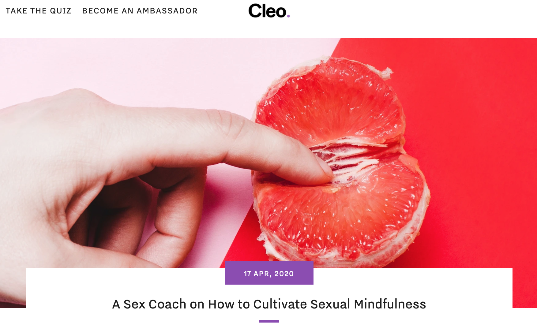 How to Cultivate Sexual Mindfulness