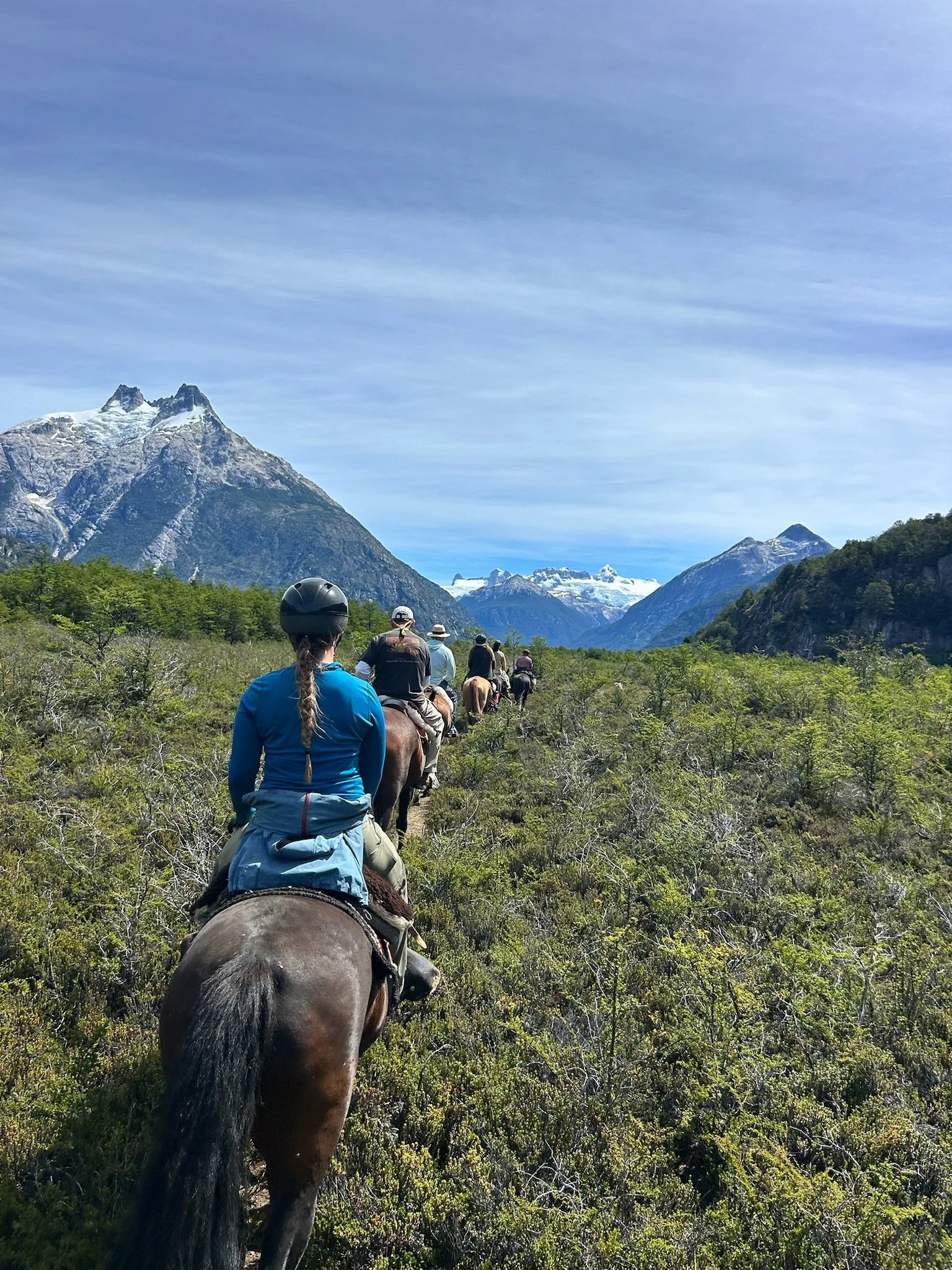 Group riding trips in Patagonia
