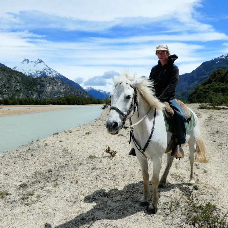 Staff member and wilderness guide Zack Malwitz (’23-’25) enjoyed riding Paisana on his first horseback trip to our Cacho ranch.