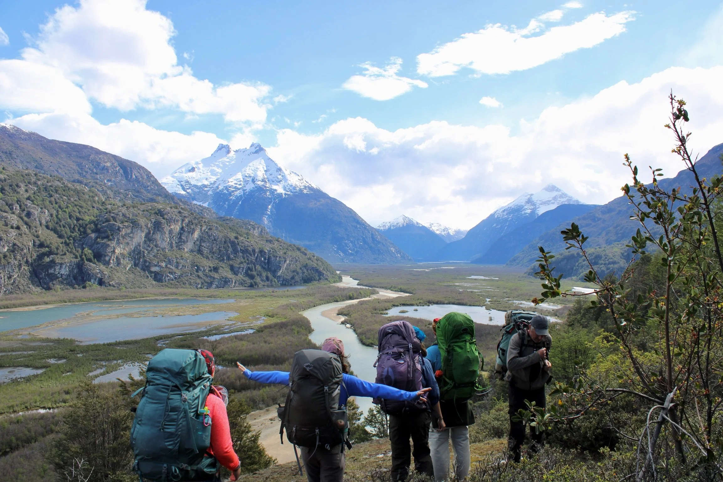 Guided backpacking trip in Chilean Patagonia