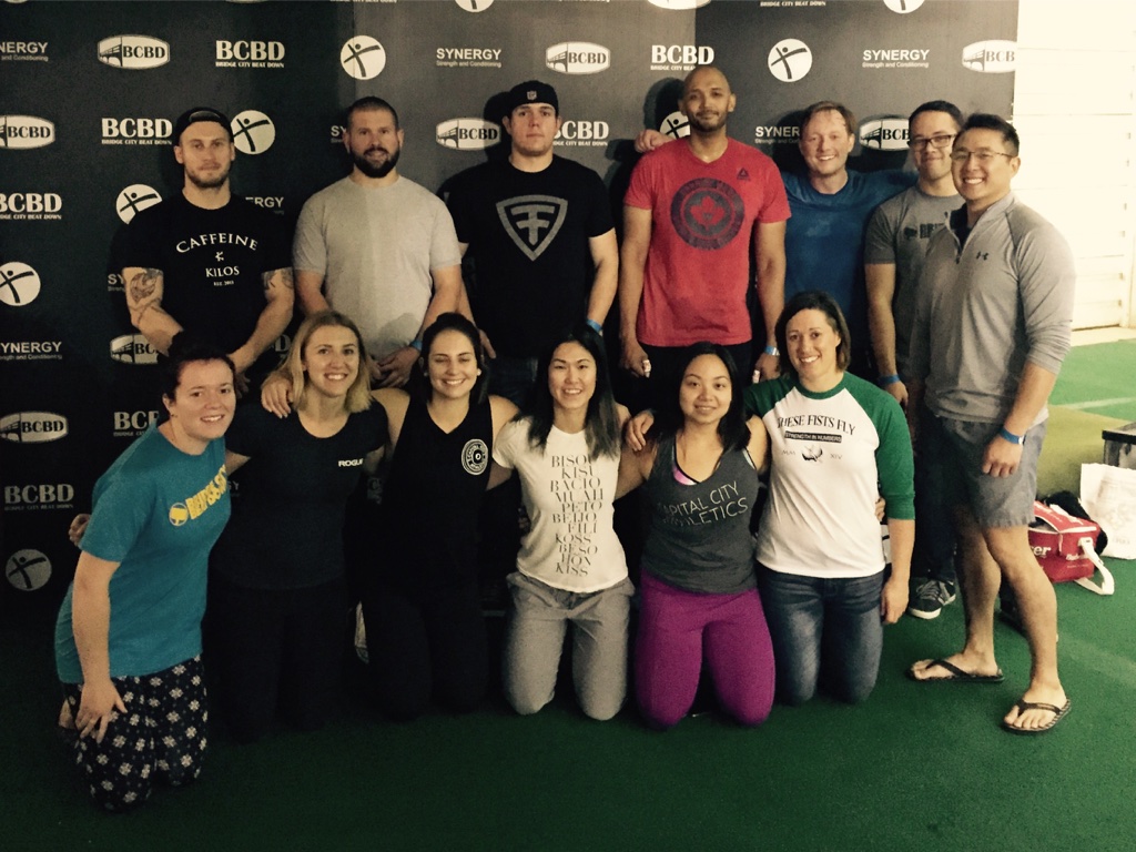A big turnout of CCA athletes at Bridge City Beatdown in Saskatoon.
