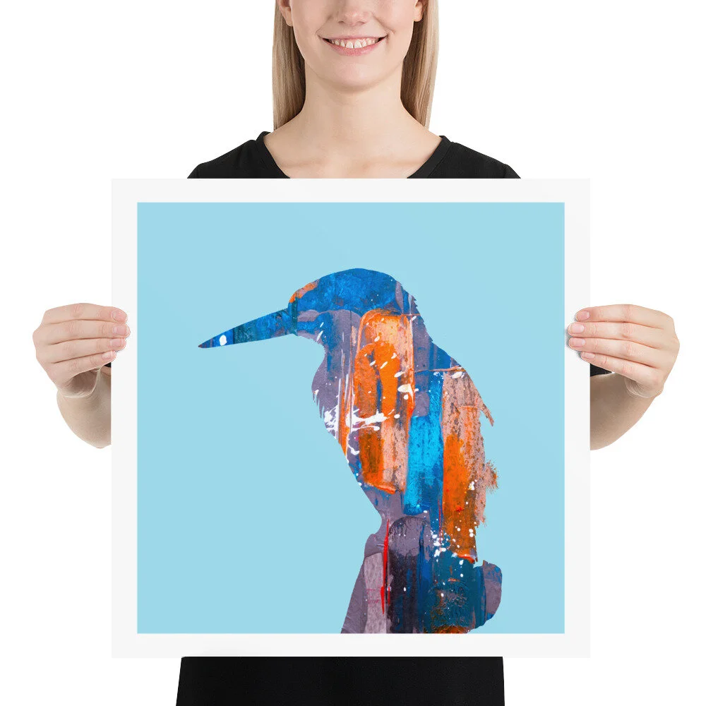 Wildlife Kingfisher Art Print for Sale