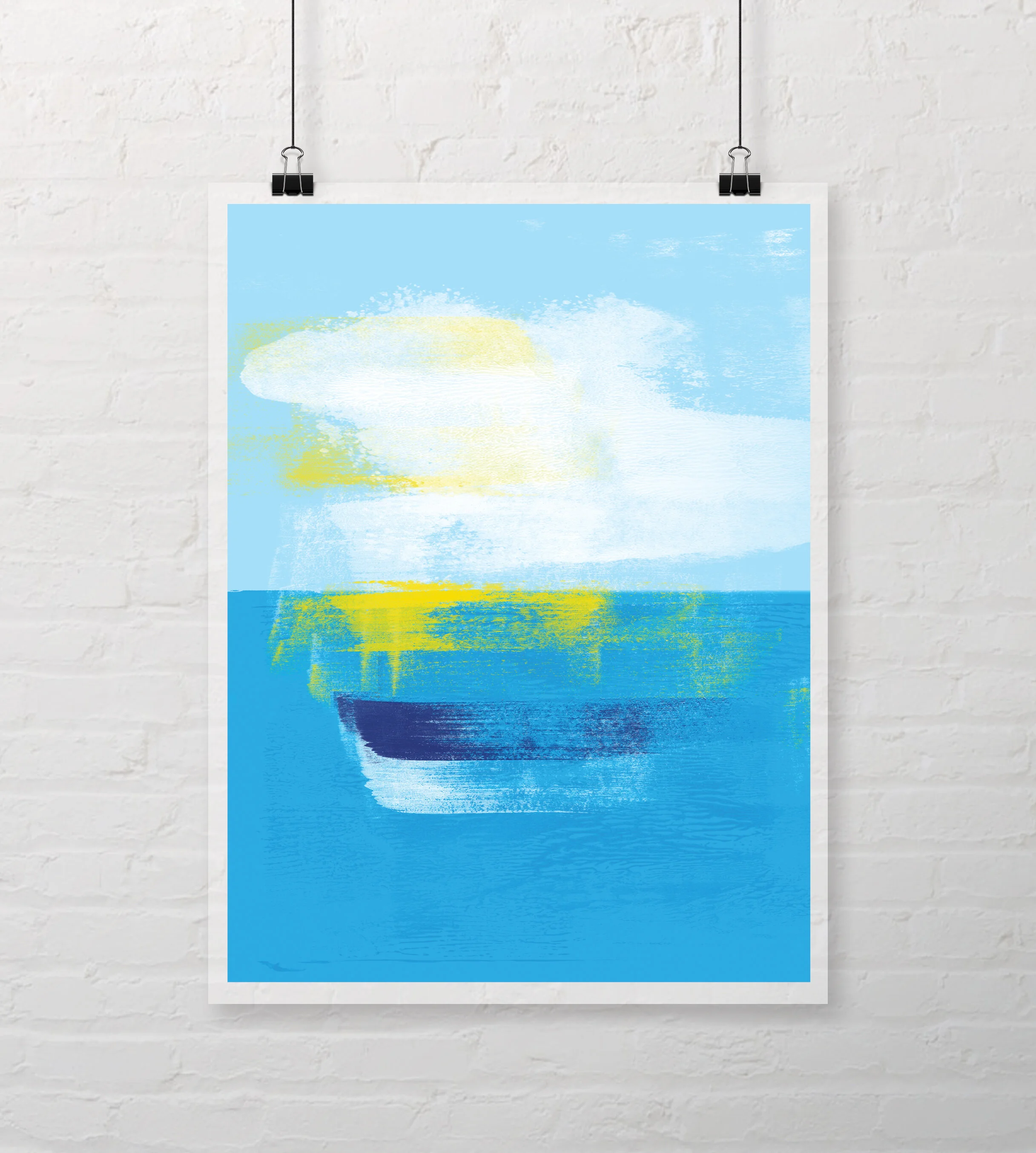 Sea Clouds Art Print Unframed for Sale