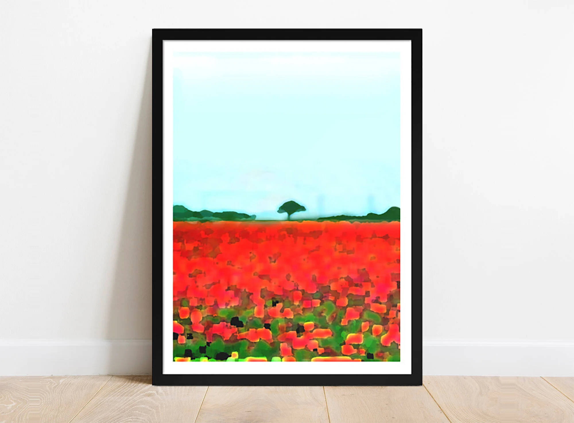 Poppy Field Wall Art Print for Sale