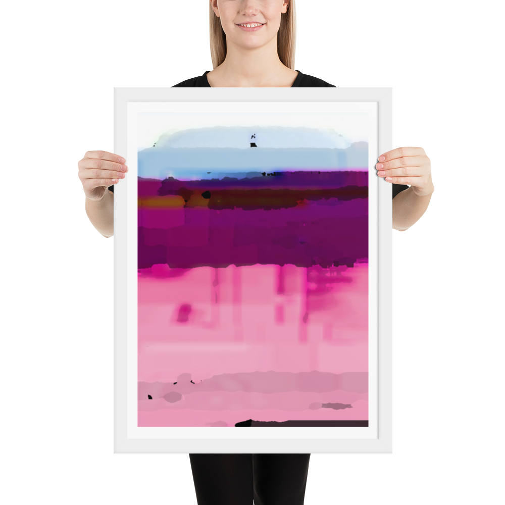 Lighthouse on Havergate Island, Framed Artwork