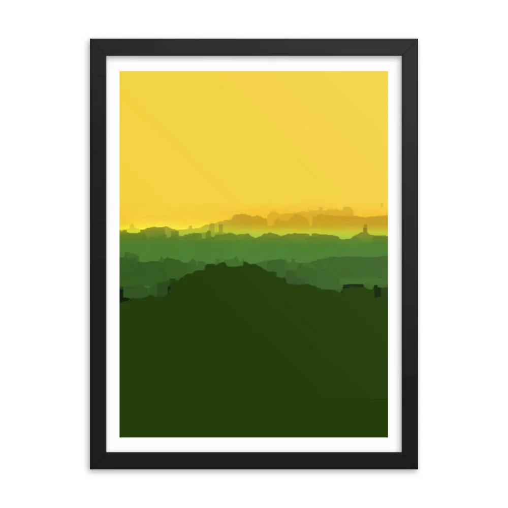 Tuscany Sunset, Italy, Framed Print. (Copy)